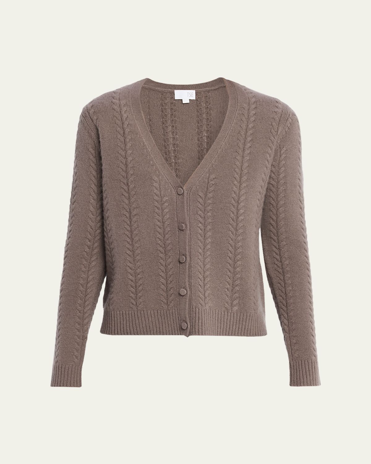 TSE Cashmere Cashmere Cable-Knit Cardigan