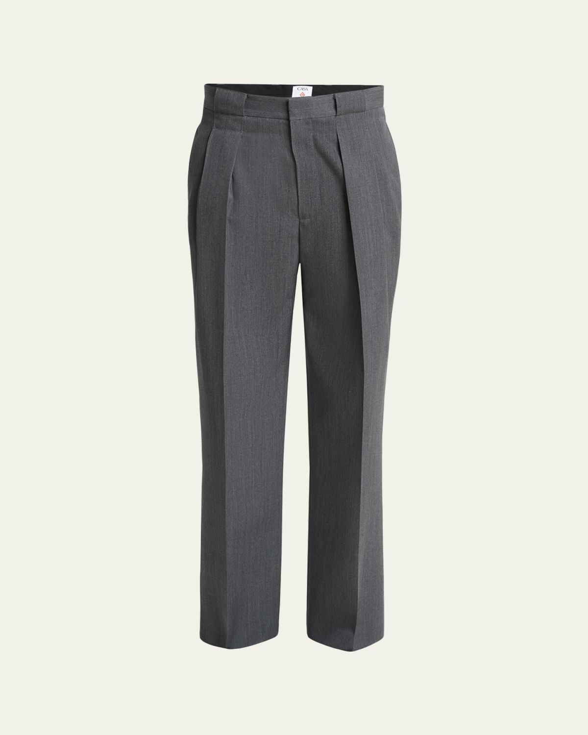 CASABLANCA Men's Wool Maxi-Pleated Trousers