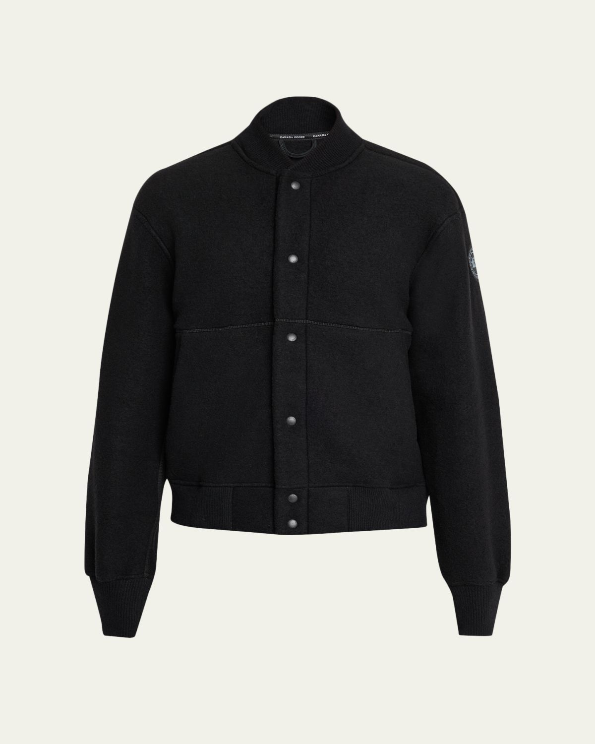 Canada Goose Men 's Hudson Fleece Snap-Front Bomber Jacket