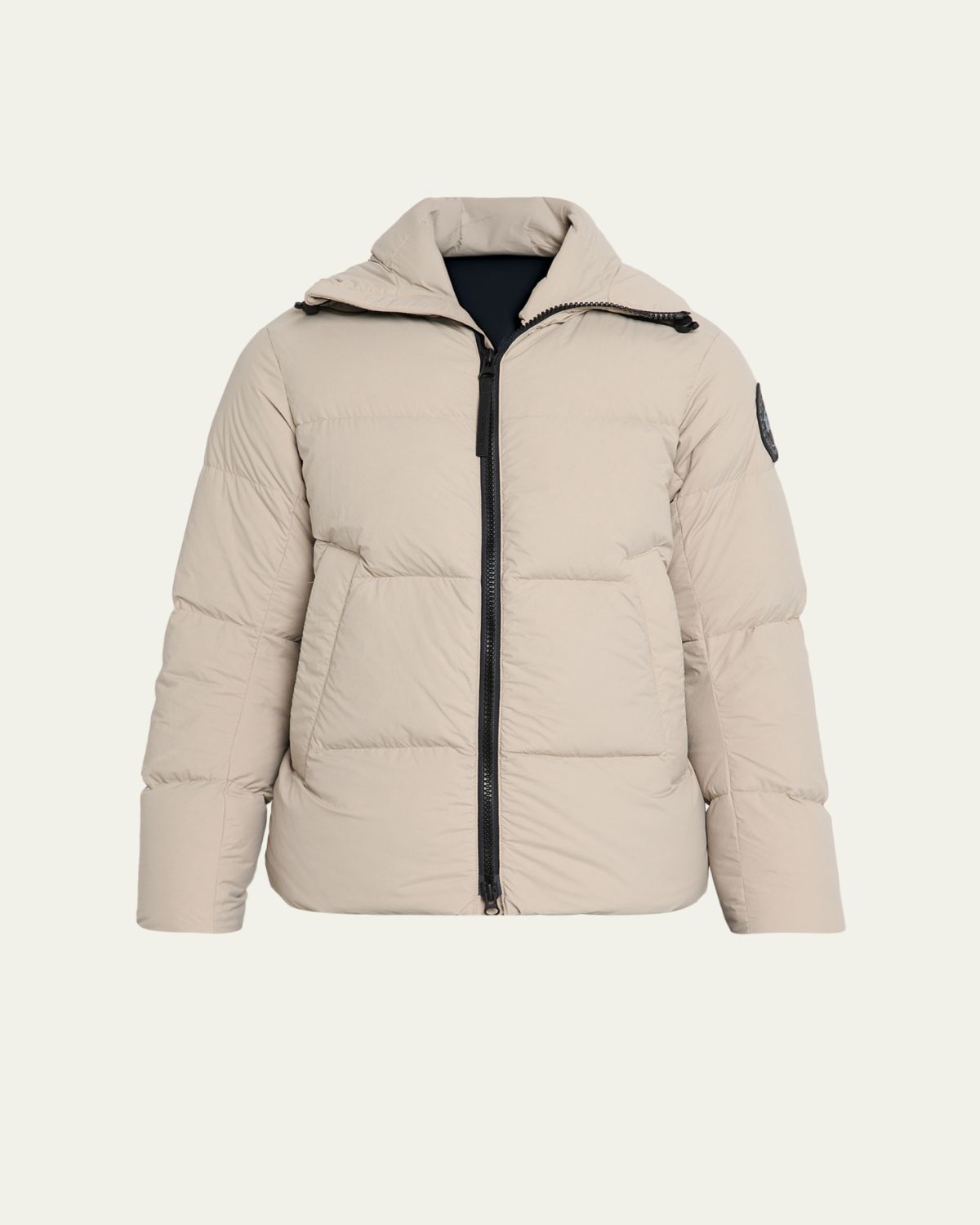 Canada Goose Men 's Crofton Matte Nylon Hooded Puffer Jacket