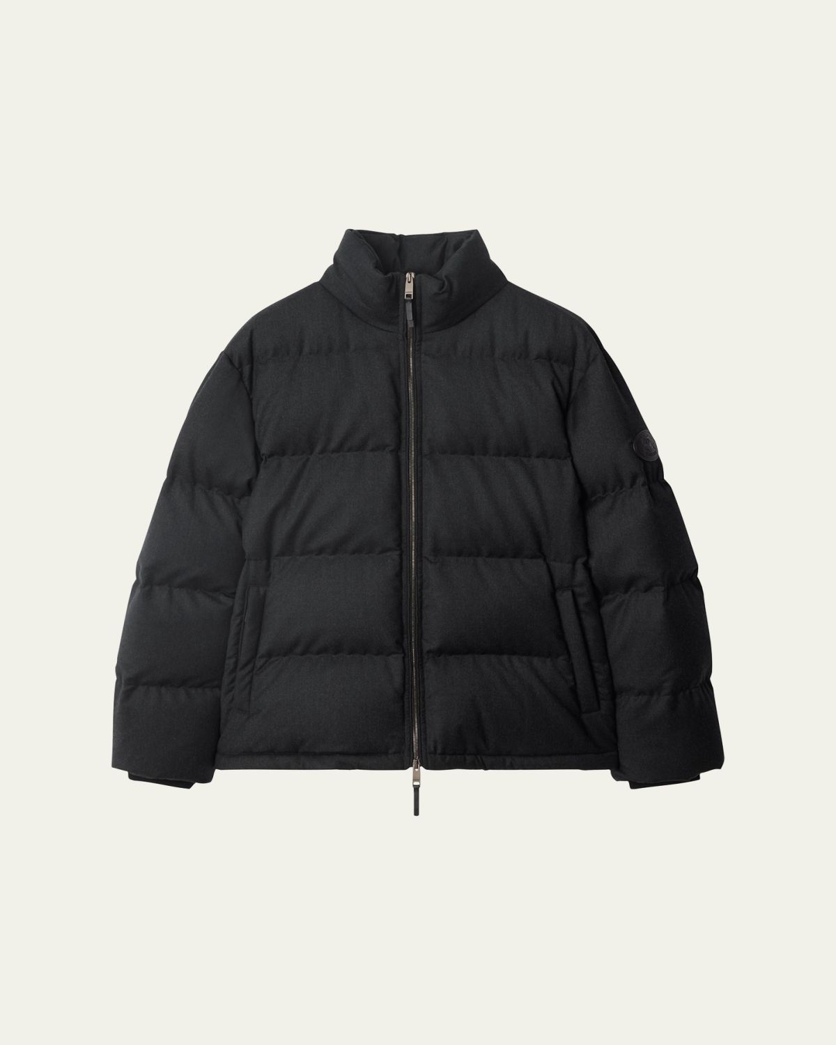 Burberry Men's Wool Snowdon Down Puffer Jacket