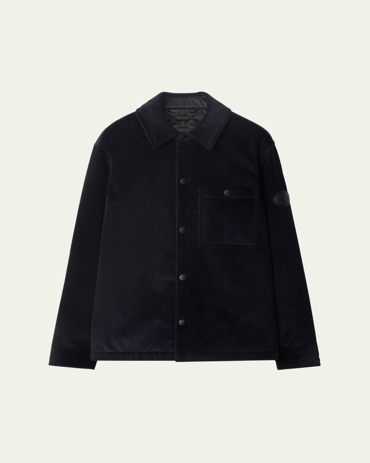 Burberry Men 's Corduroy Knight Stamp Chore Jacket