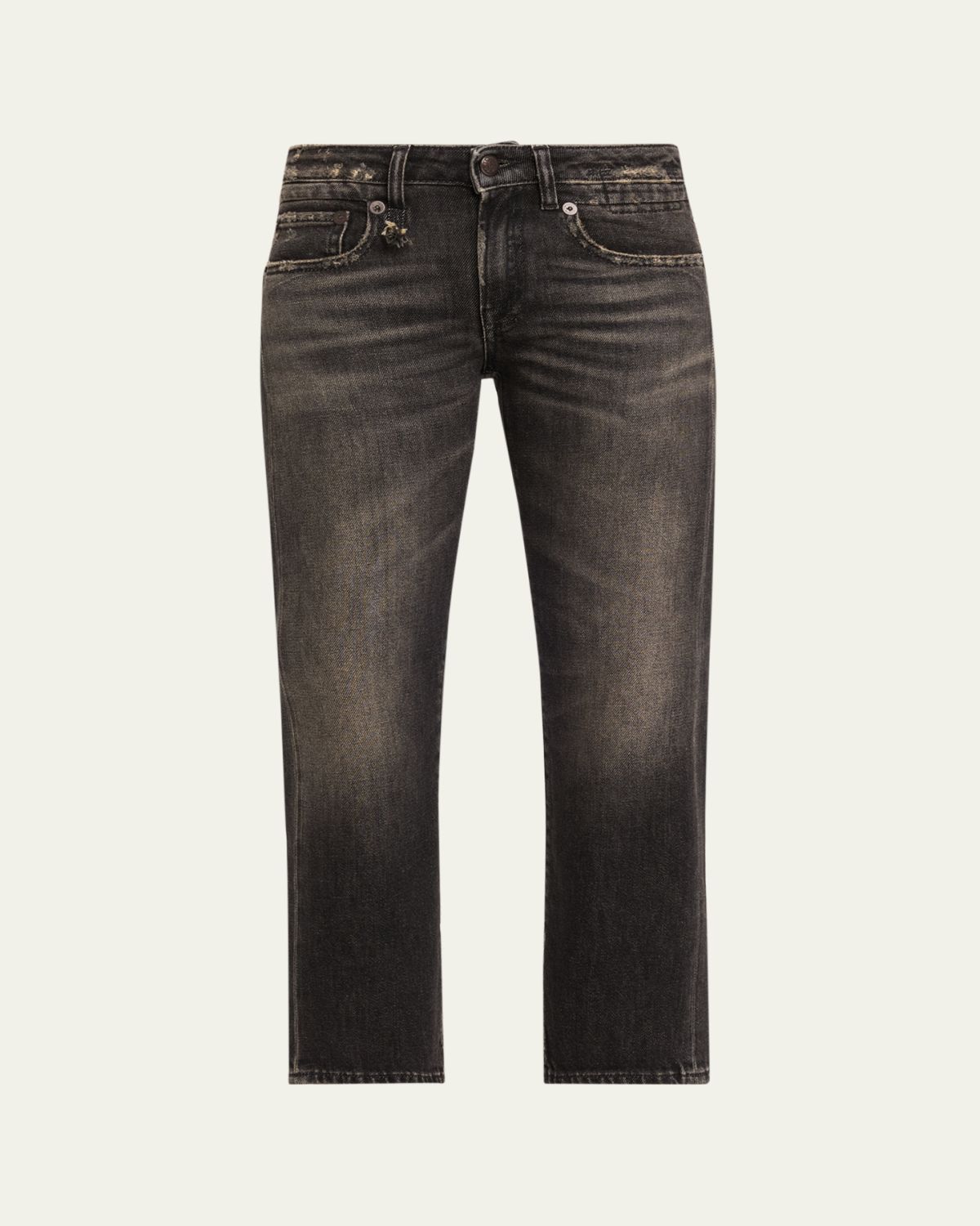 R13 Boy Straight Ankle Jeans