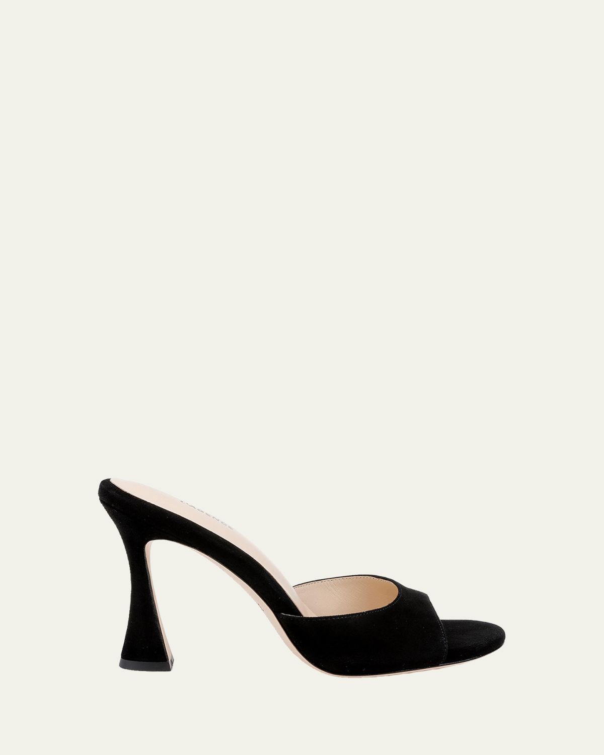 L'Agence 95mm Avery Suede Mules | Thumbnail 8 L'Agence 95mm Avery Suede Mules | Thumbnail 8