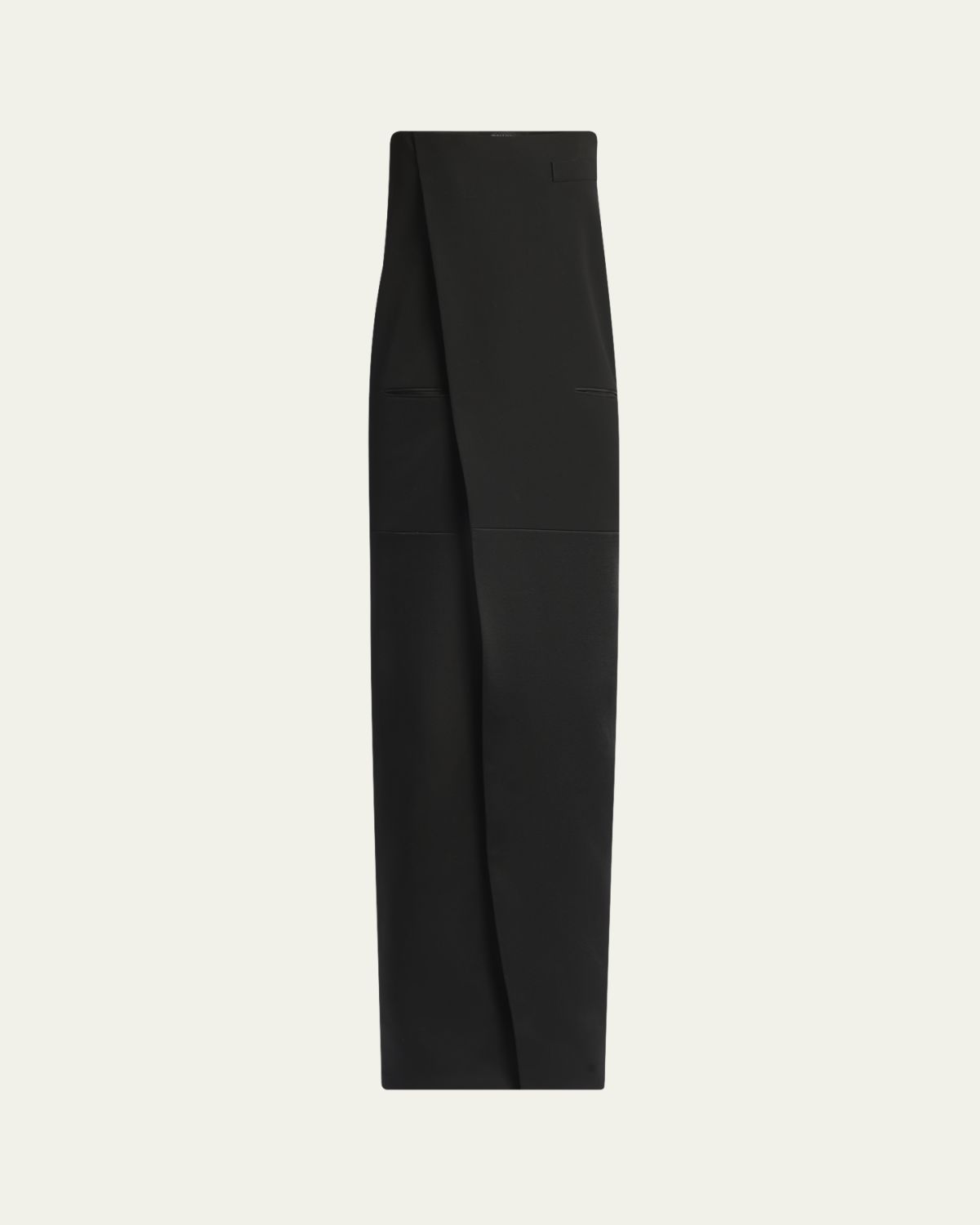 TOM FORD Strapless Column Wrap Evening Gown