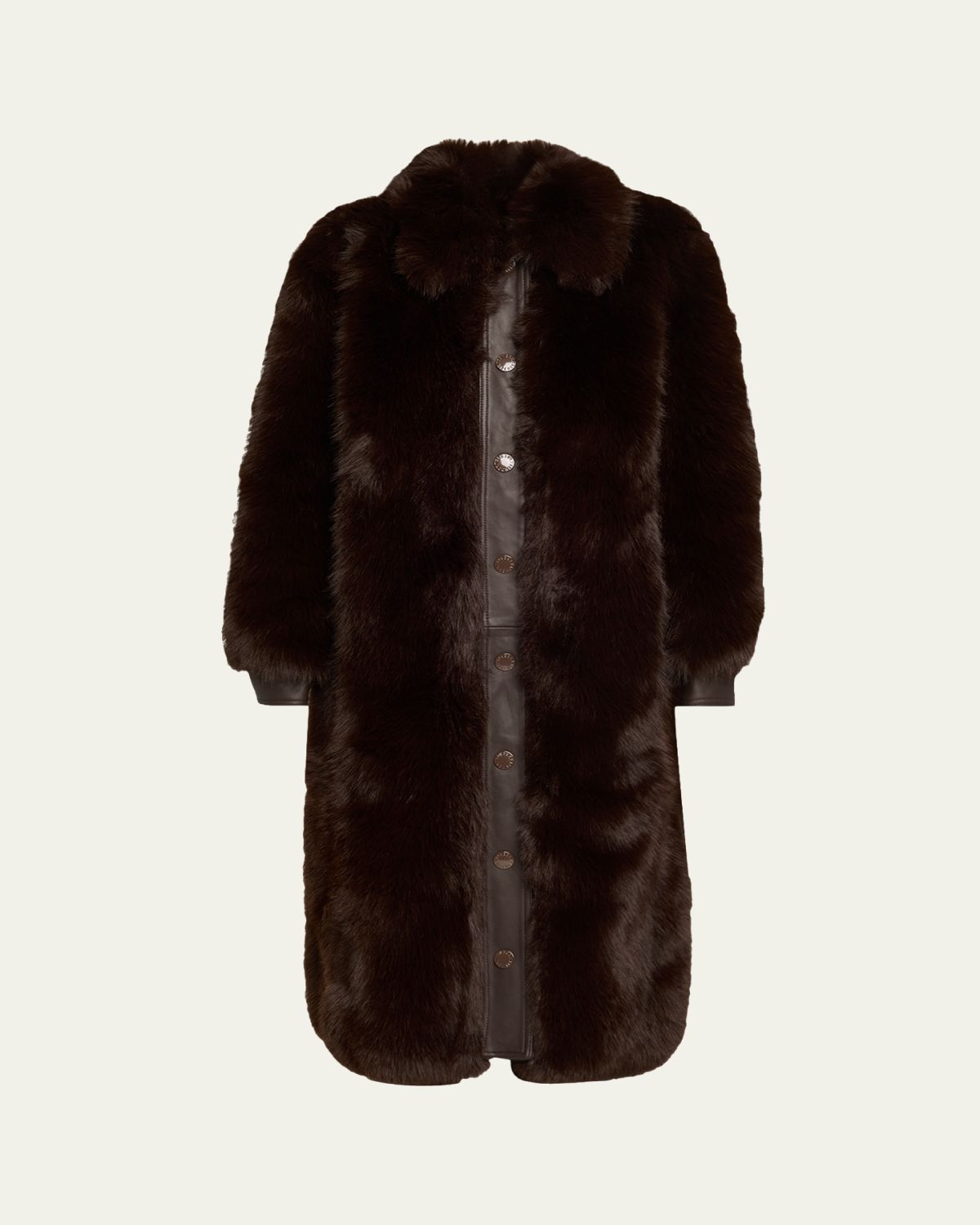 L'Agence Irisa Faux Fur Coat