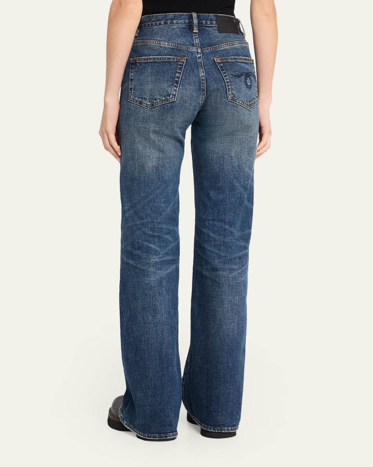 R13 Jane High-Rise Straight Jeans | Thumbnail 3 R13 Jane High-Rise Straight Jeans | Thumbnail 3