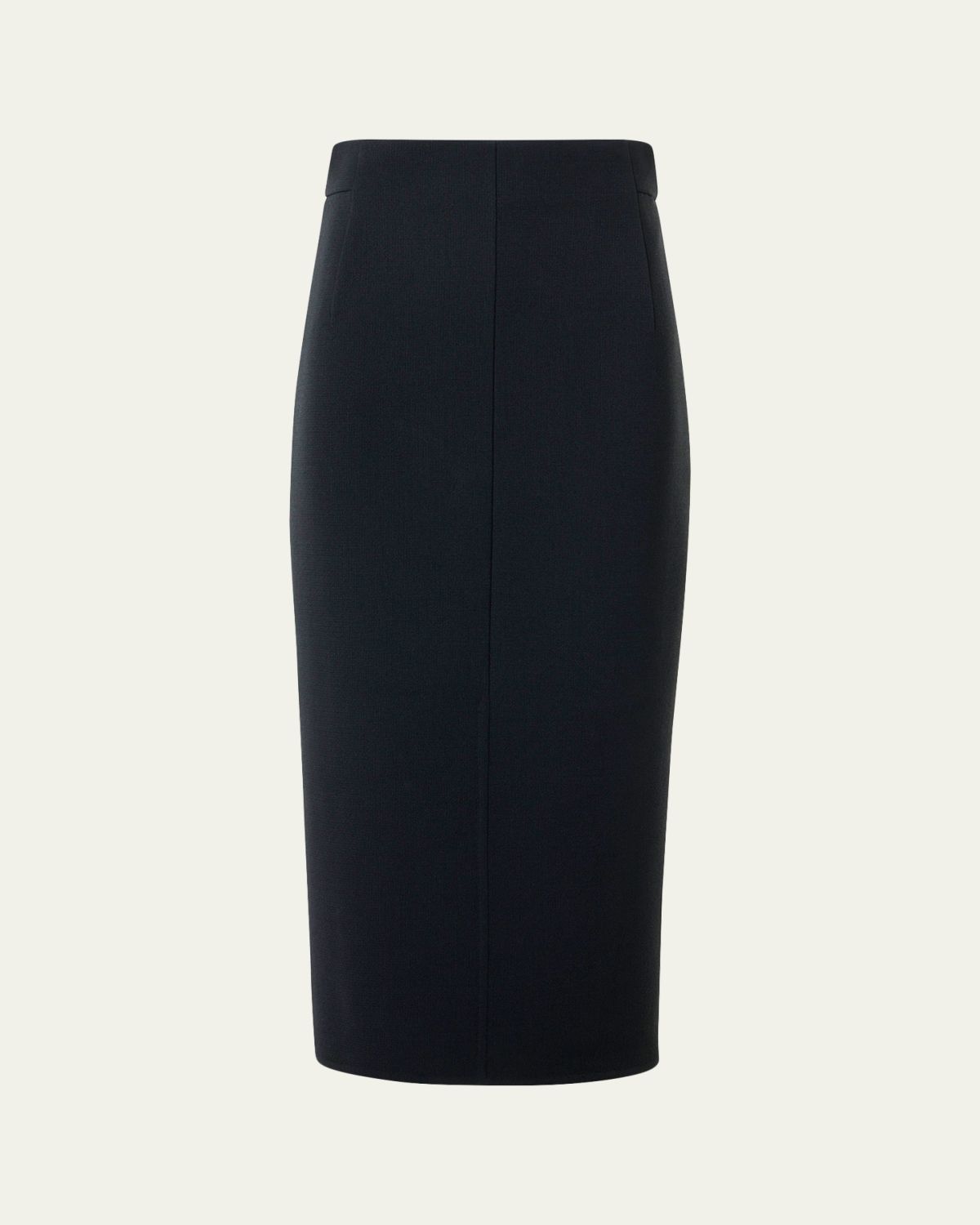 Akris Wool Crepe Midi Pencil Skirt