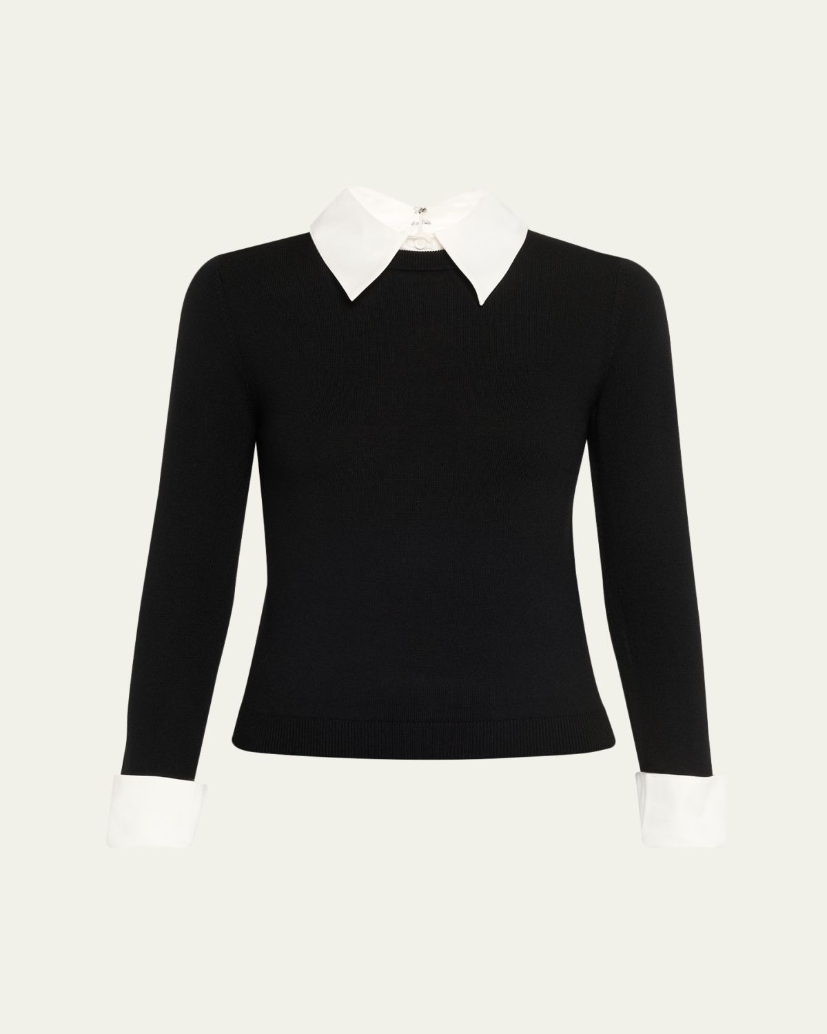 ALICE + OLIVIA Porla Collared Sweater