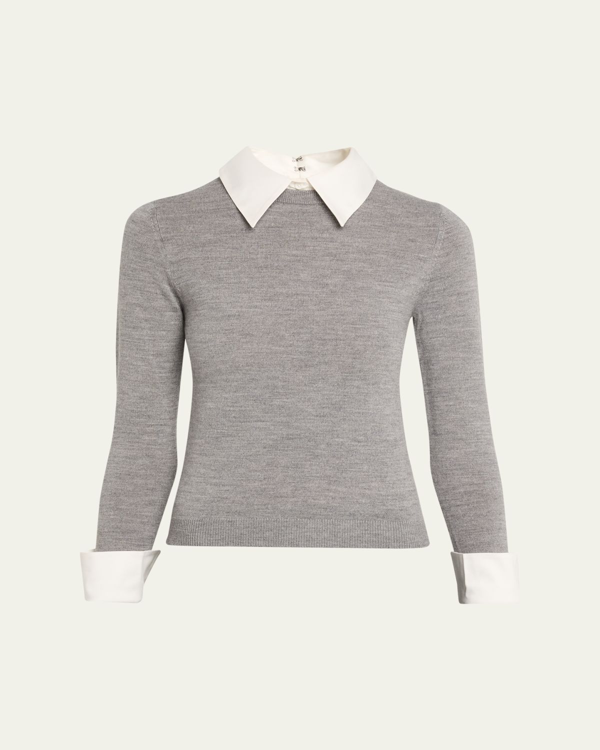 ALICE + OLIVIA Porla Collared Sweater | Thumbnail 6