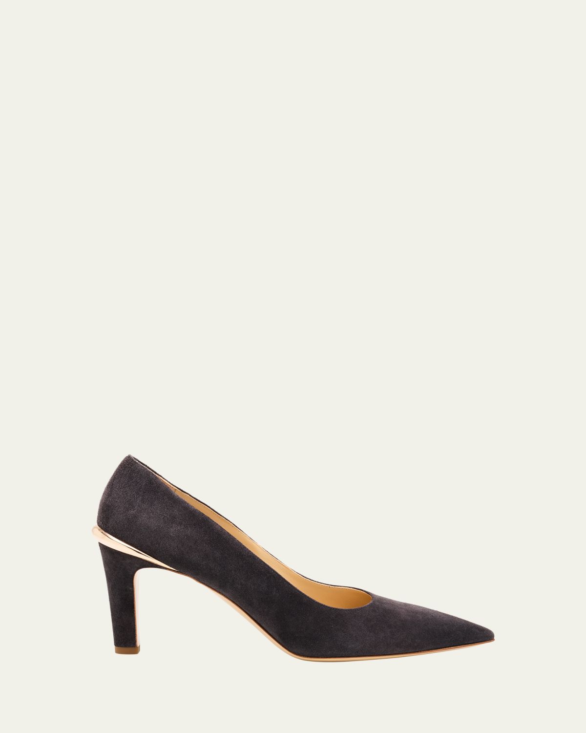 Gabriela Hearst 75mm Edwina Suede Pointed-Toe Pumps