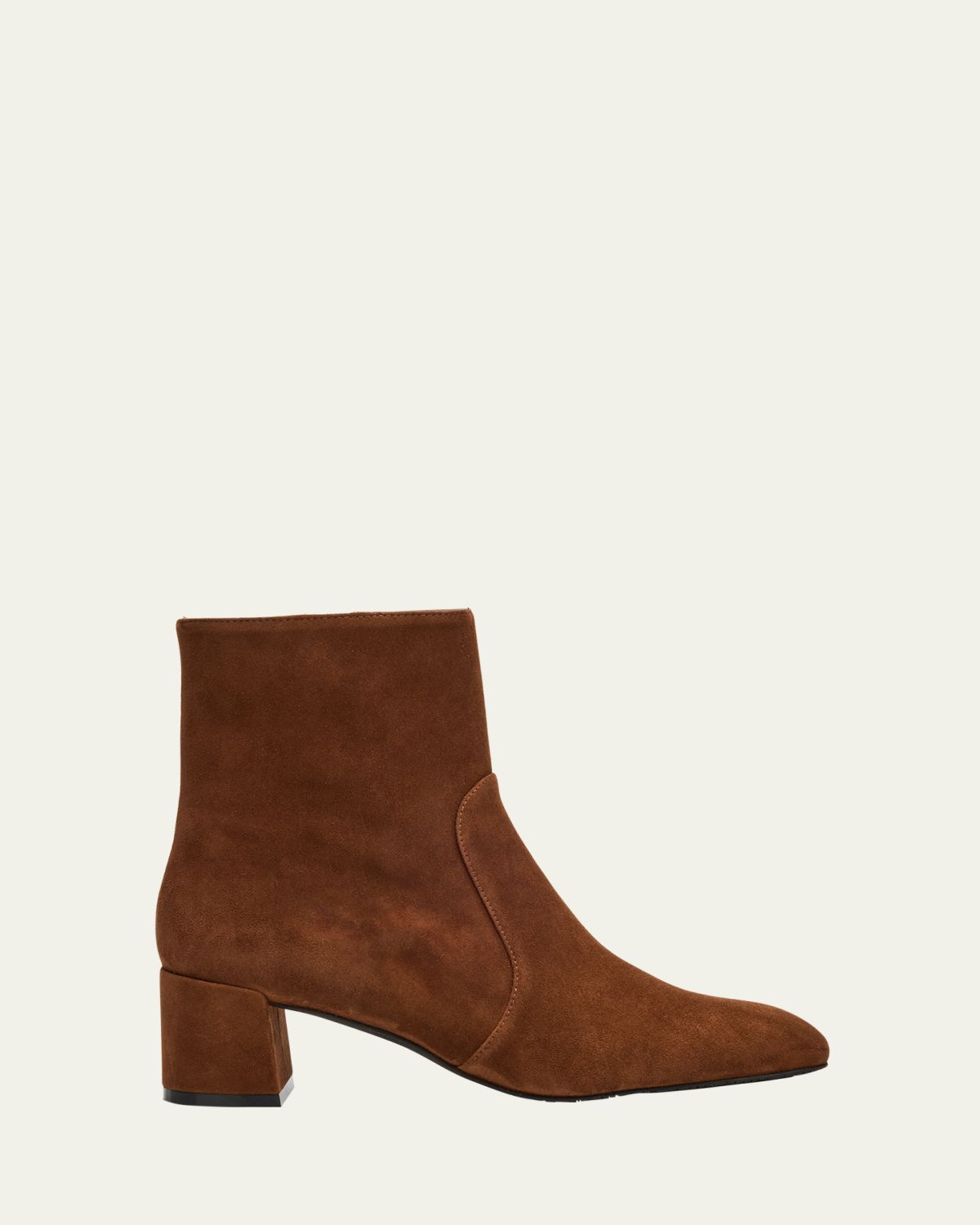 Stuart Weitzman Maeve Suede Zip Booties