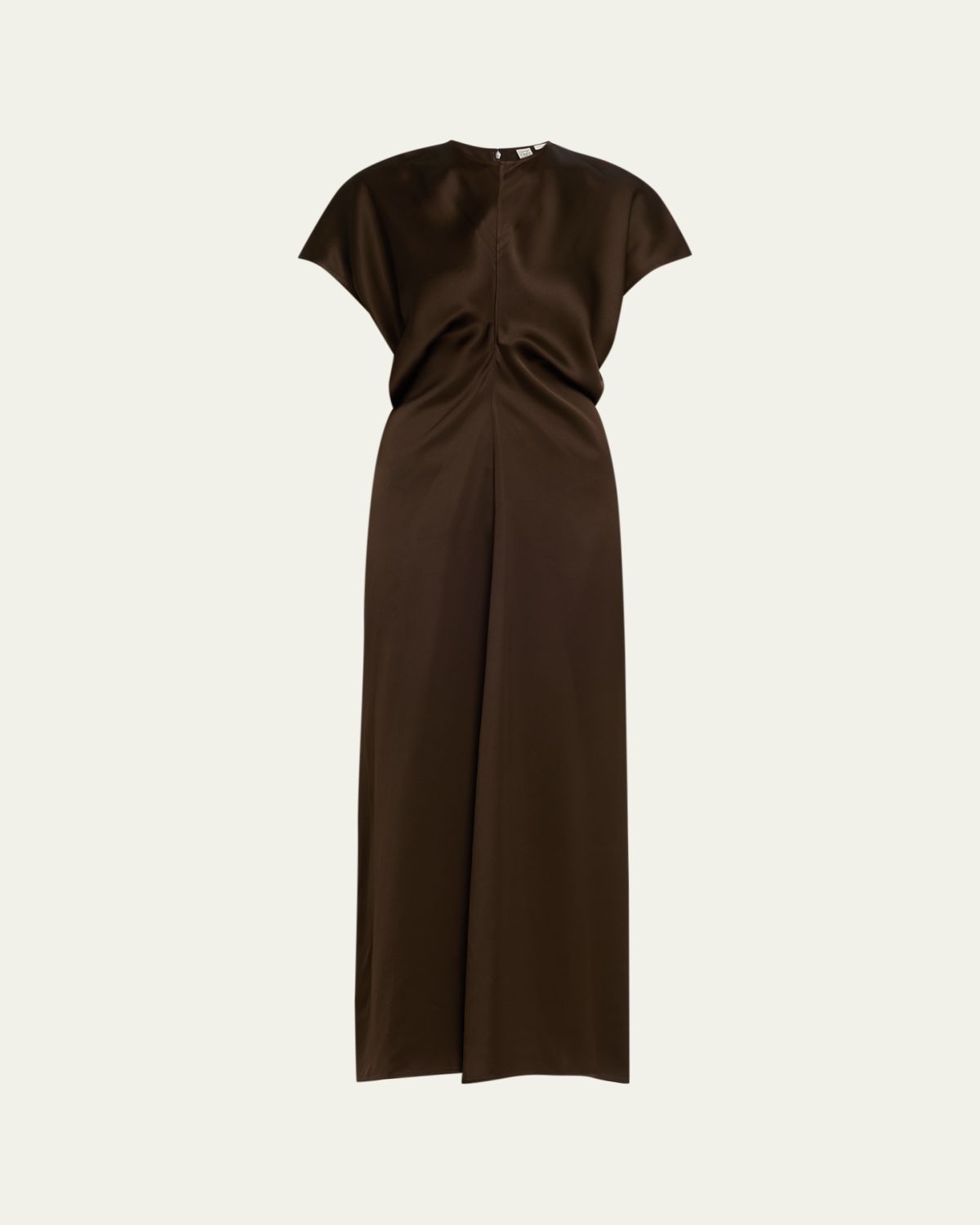 Toteme Slouch Waist Satin Maxi Dress