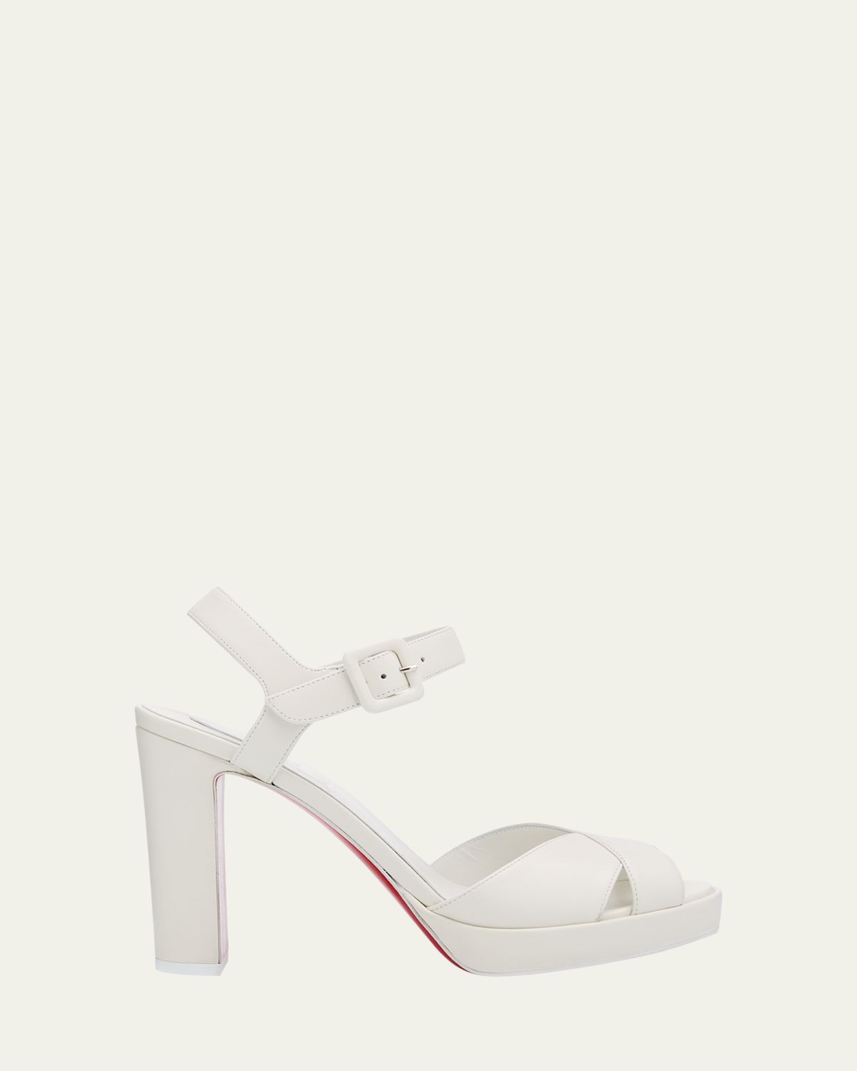 Christian Louboutin 100mm Cora Leather Sandals