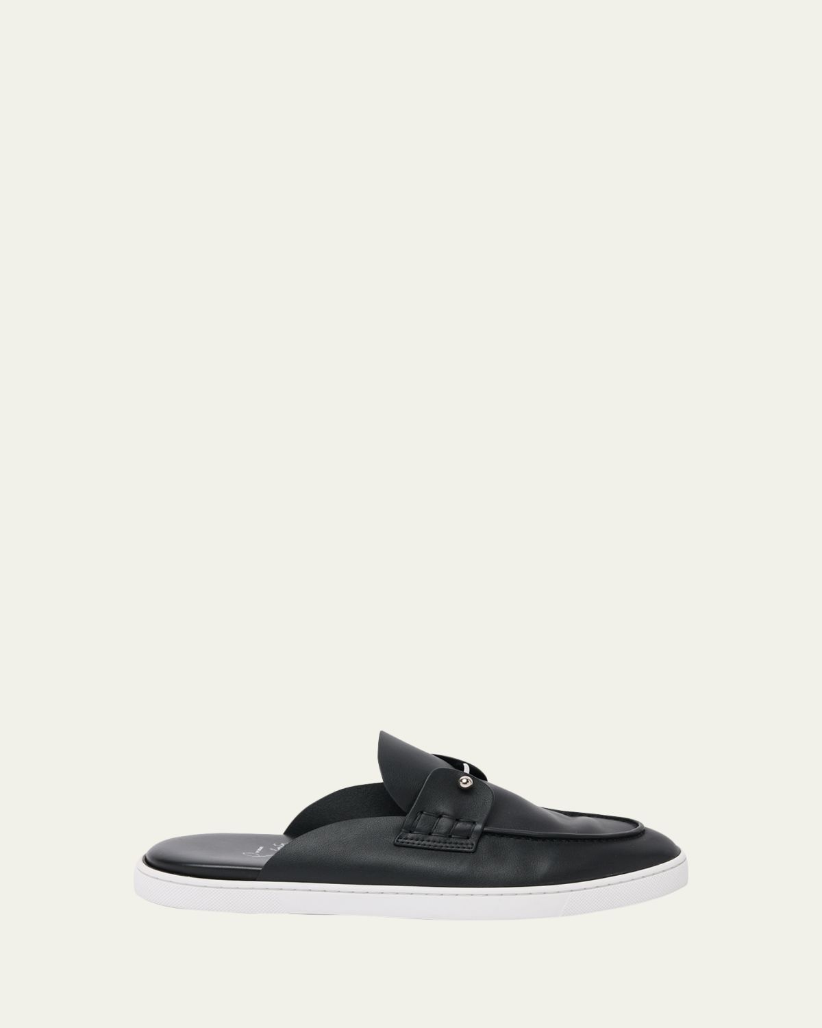 Christian Louboutin Men 's Chanme Leather Slides