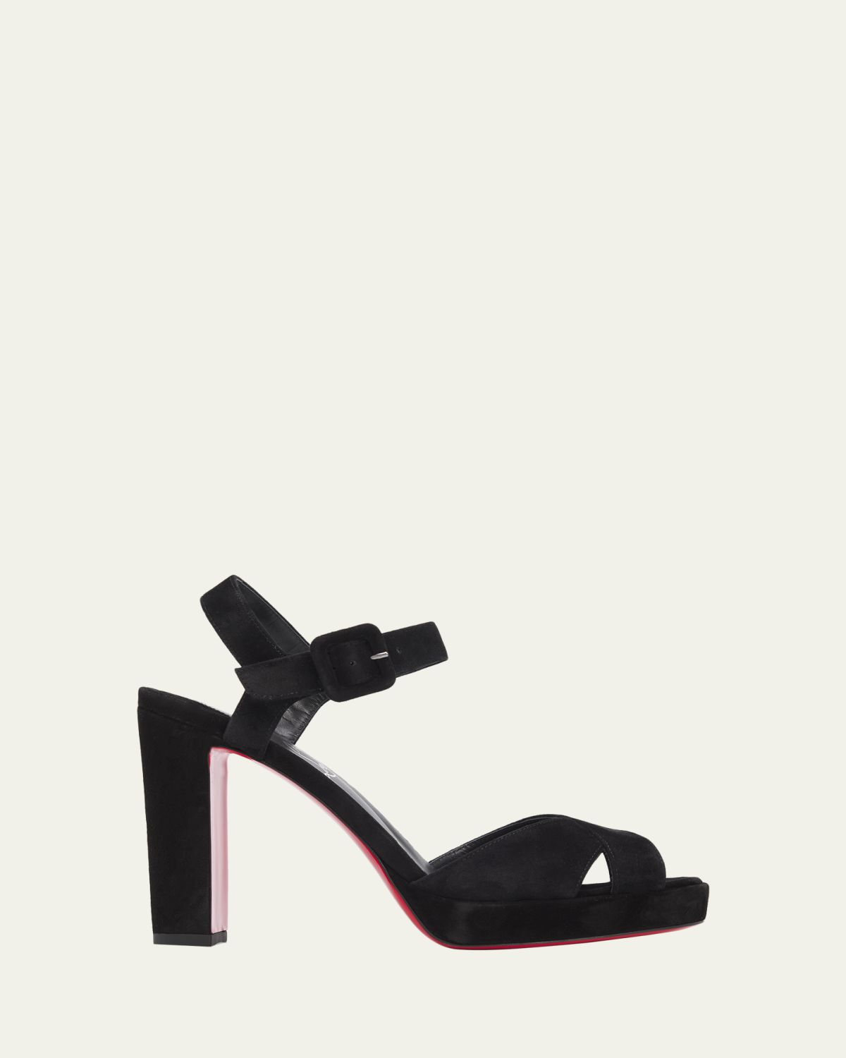 Christian Louboutin 100mm Cora Suede Platform Sandals