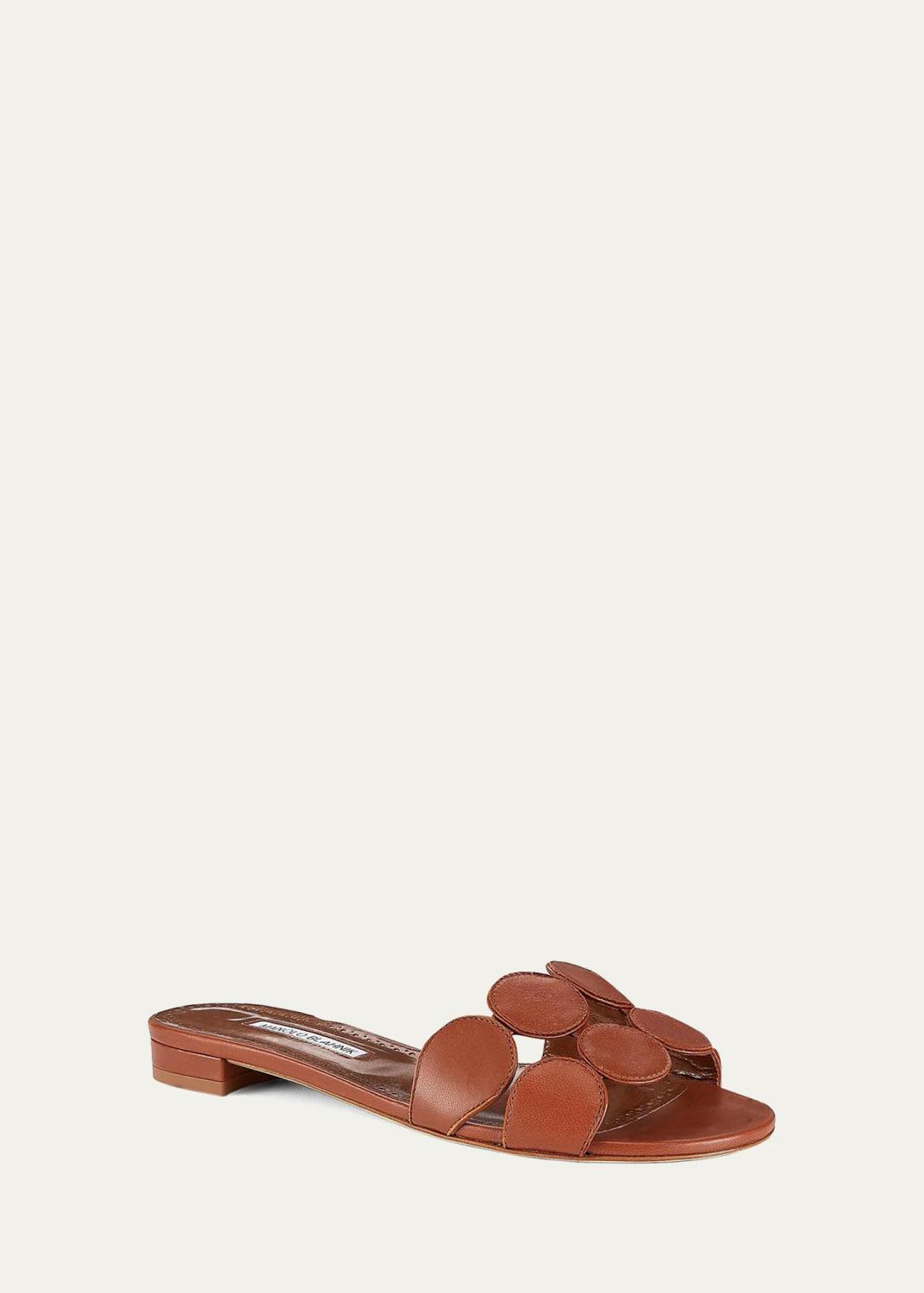 Manolo Blahnik Haribal Leather Sandals | Thumbnail 2