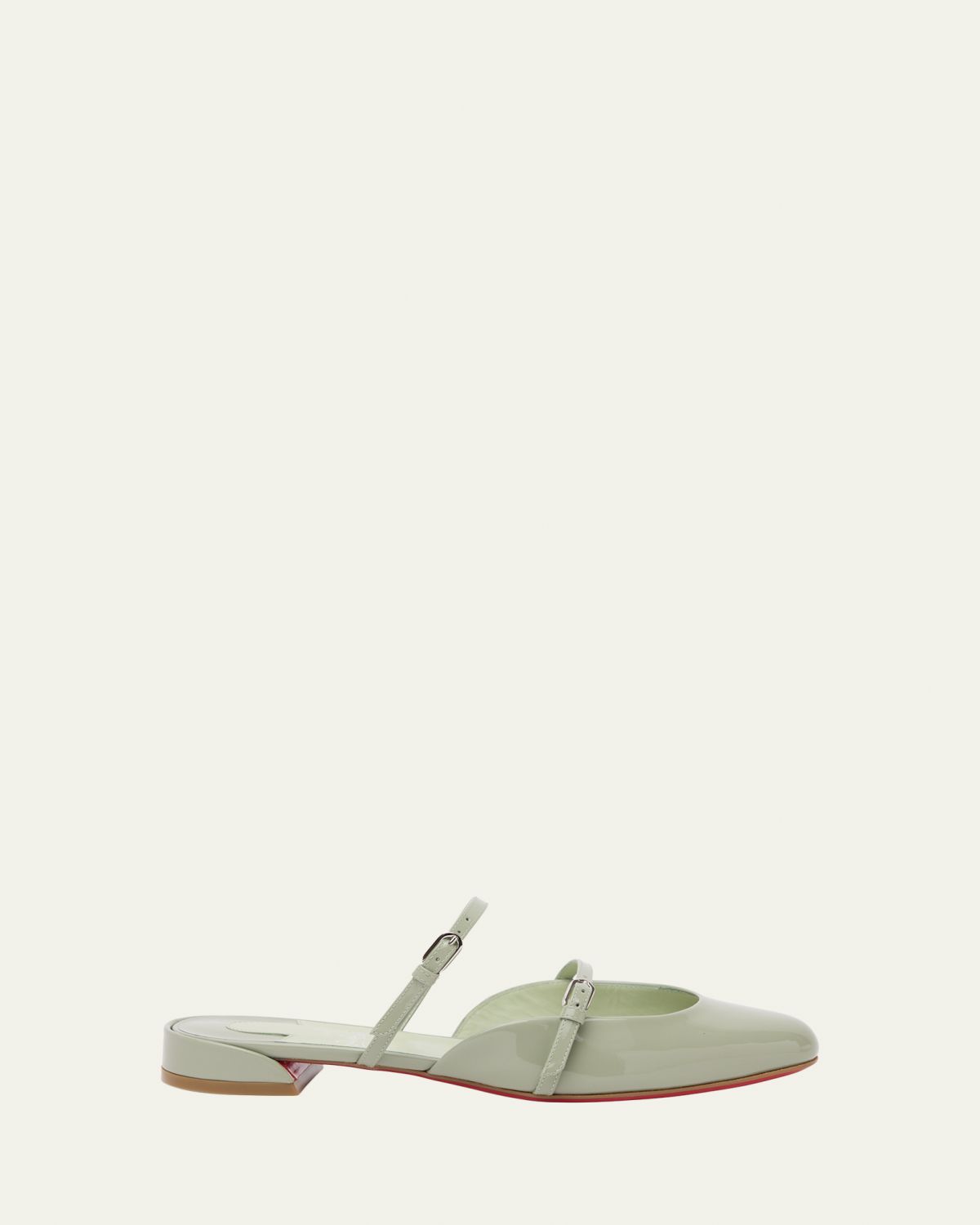 Christian Louboutin Jane Nina Patent Leather Mary Jane Mules
