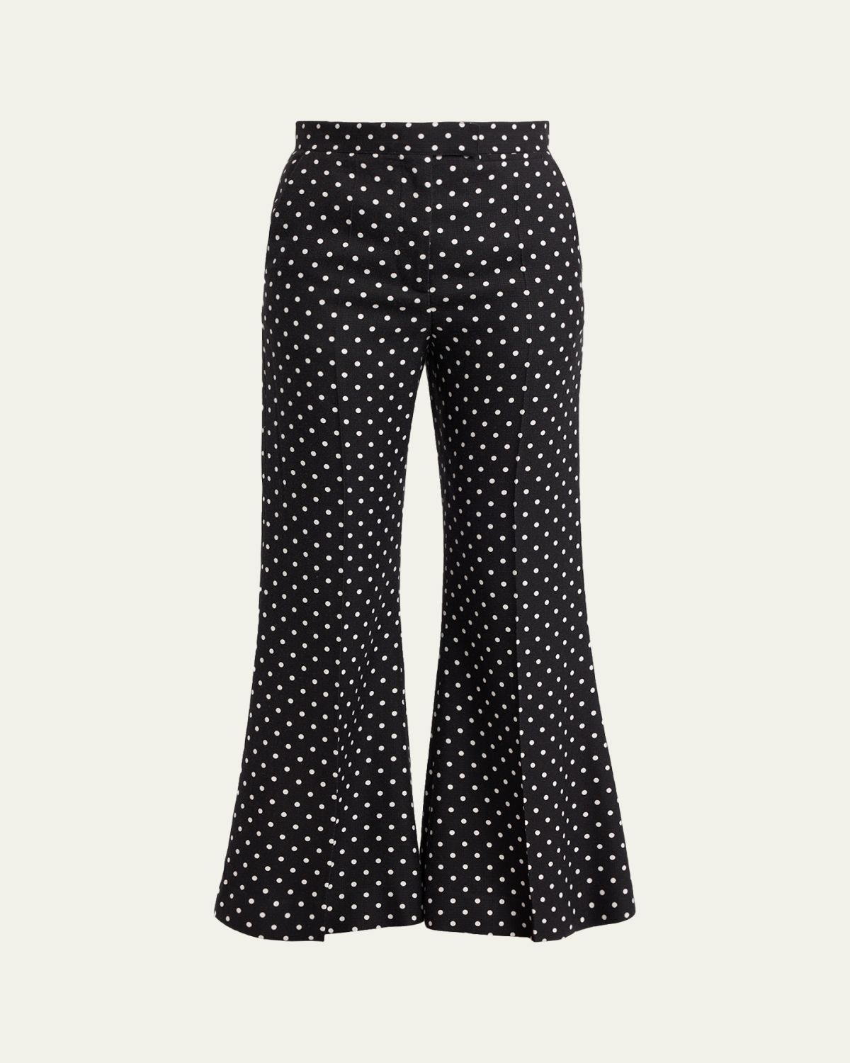 Valentino Garavani Polka-Dot Flare Pants