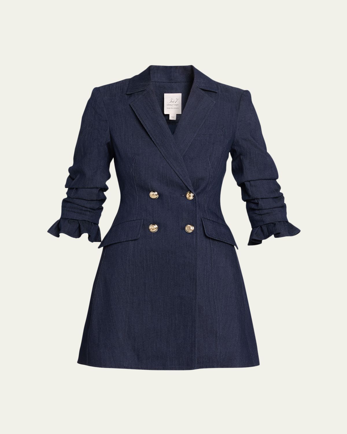 Cinq a Sept Bekah Denim Mini Dress | Thumbnail 6 Cinq a Sept Bekah Denim Mini Dress | Thumbnail 6