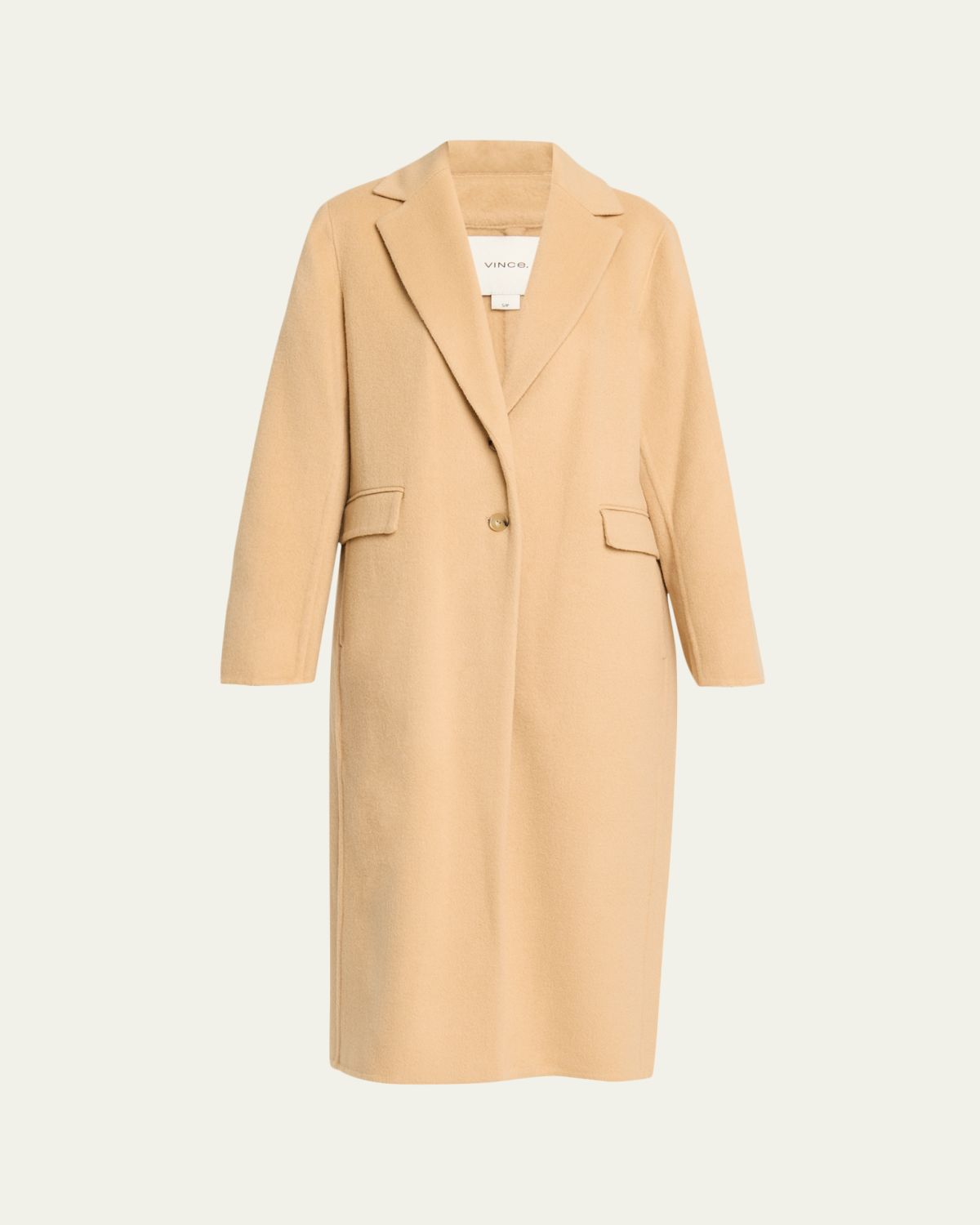 Vince Cashmere-Wool Single-Breasted Coat