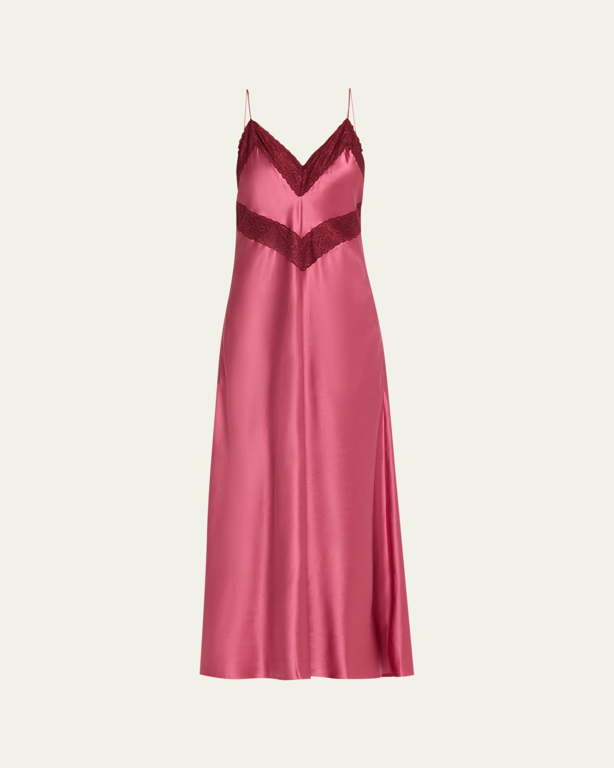 LoveShackFancy Serita Silk Maxi Dress
