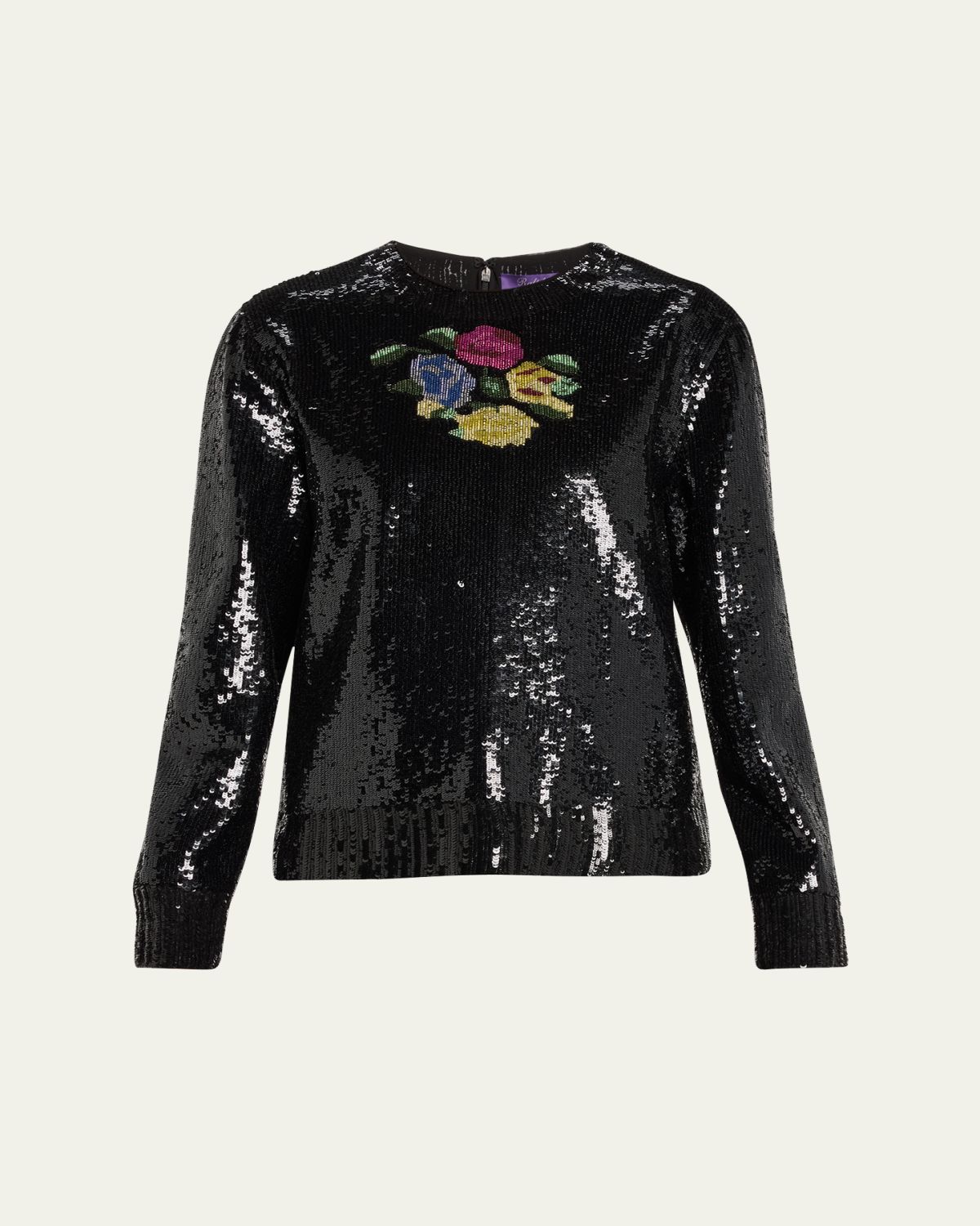 Ralph Lauren Collection Sharon Embellished Tulle Top | Thumbnail 6