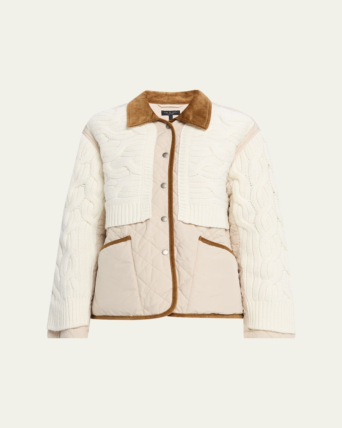 Rag & Bone Ivy Mixed-Media Jacket | Thumbnail 6