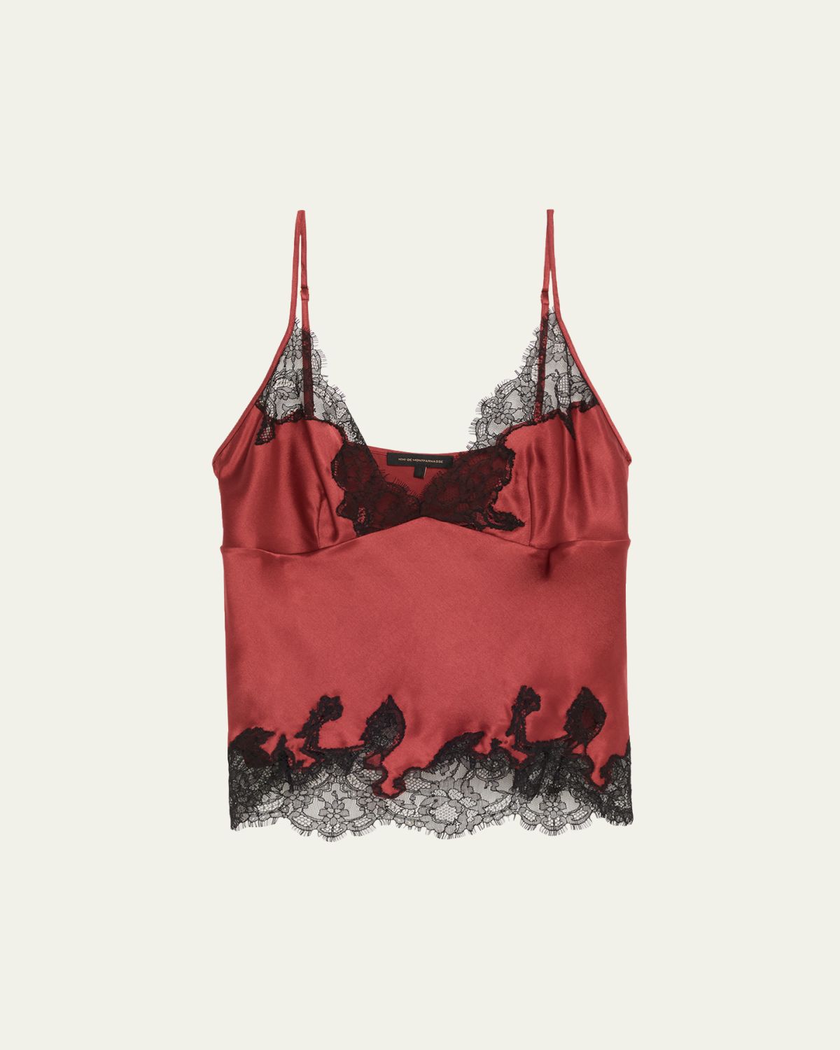Kiki De Montparnasse Giselle Lace-Trim Silk Cami