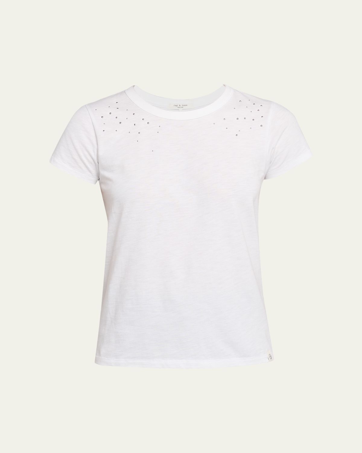 Rag & Bone Studded Crewneck Tee