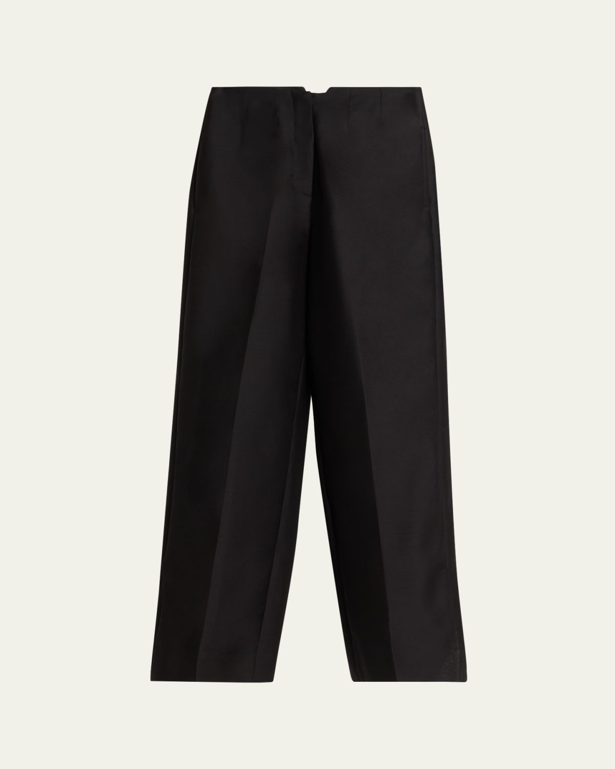 Heirlome Delilah Silk-Wool Wide-Leg Trousers