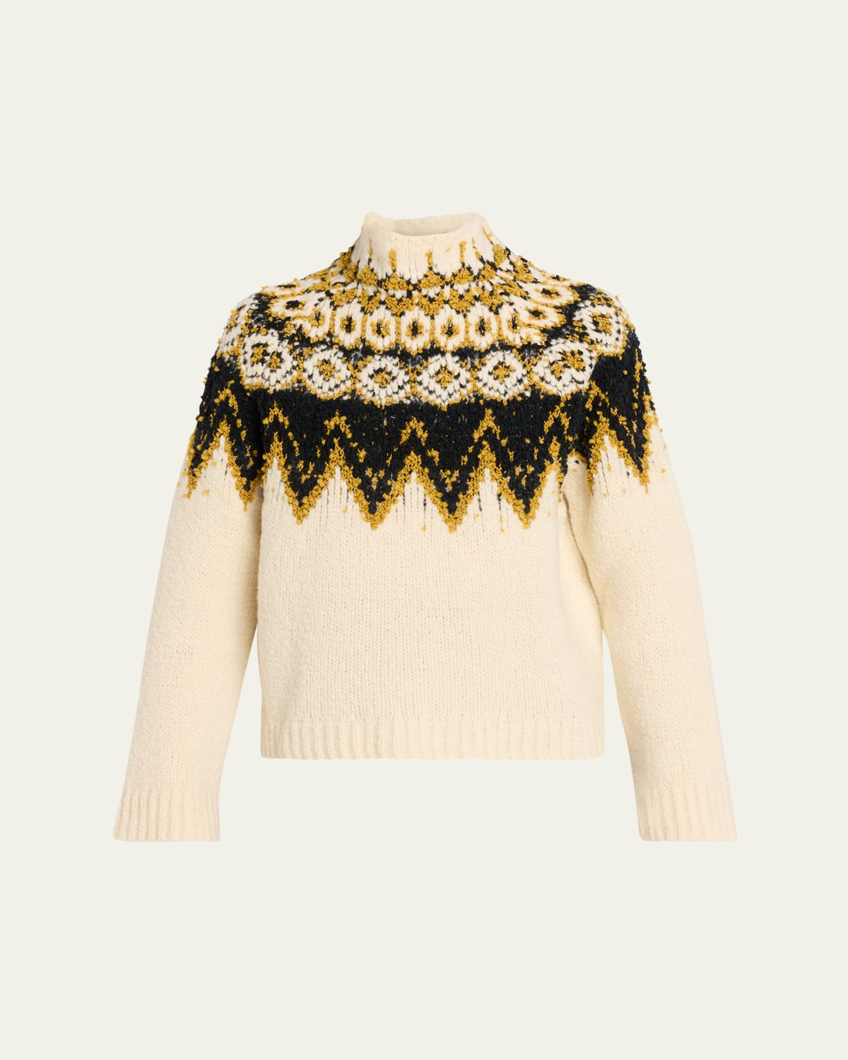 Proenza Schouler Lizzy Fairisle Turtleneck Sweater