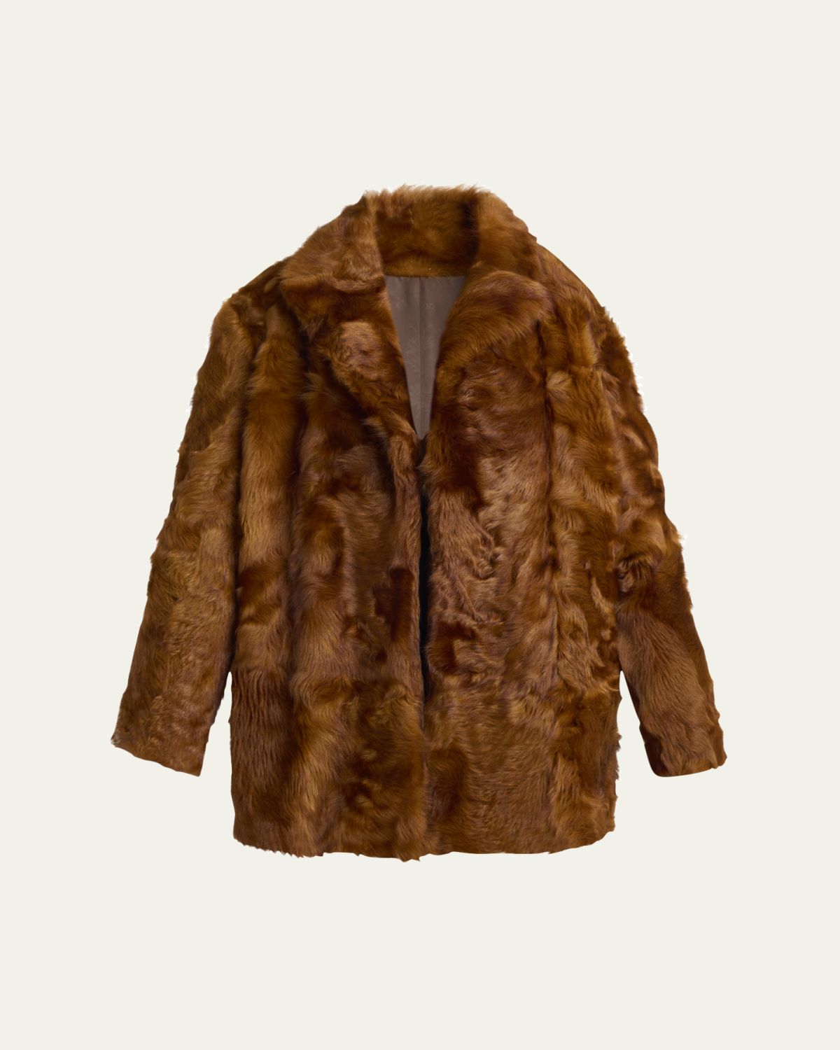 Valentino Garavani Lamb Shearling Open Coat | Thumbnail 6 Valentino Garavani Lamb Shearling Open Coat | Thumbnail 6