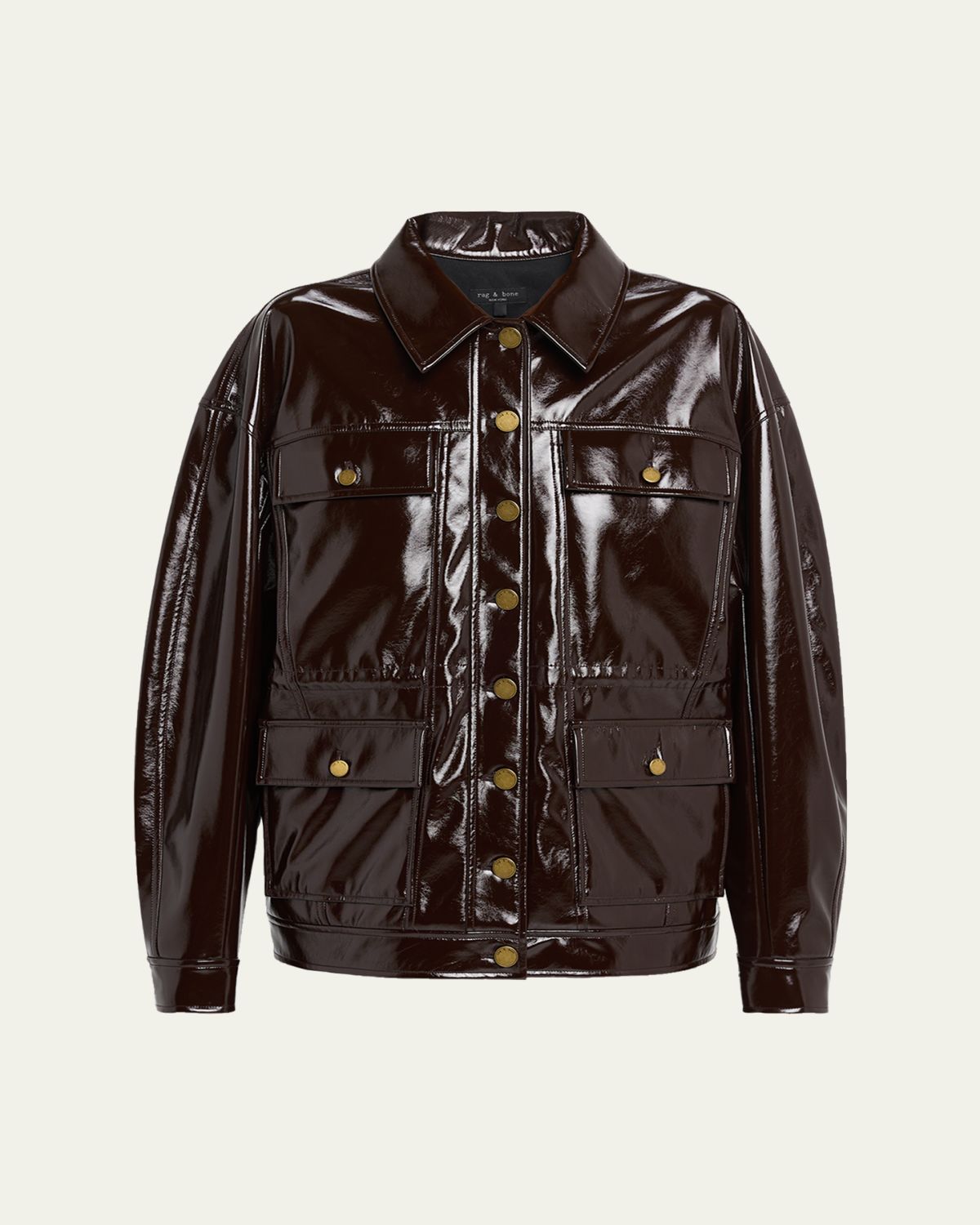 Rag & Bone Amy Faux Patent Leather Jacket | Thumbnail 6 Rag & Bone Amy Faux Patent Leather Jacket | Thumbnail 6