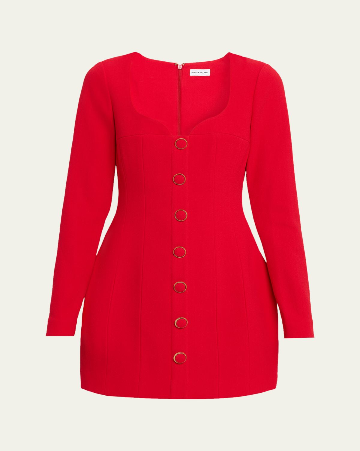 REBECCA VALLANCE Cameron Sweetheart Crepe Mini Dress | Thumbnail 5 REBECCA VALLANCE Cameron Sweetheart Crepe Mini Dress | Thumbnail 5