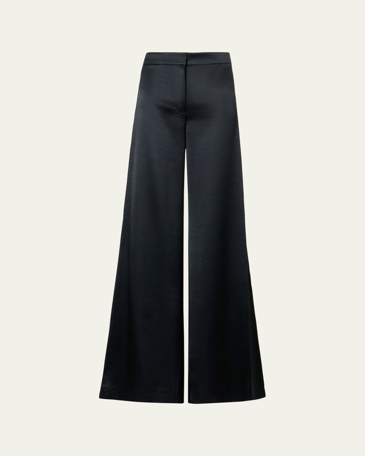 Akris Celeste Wool Silk Wide-Leg Pants