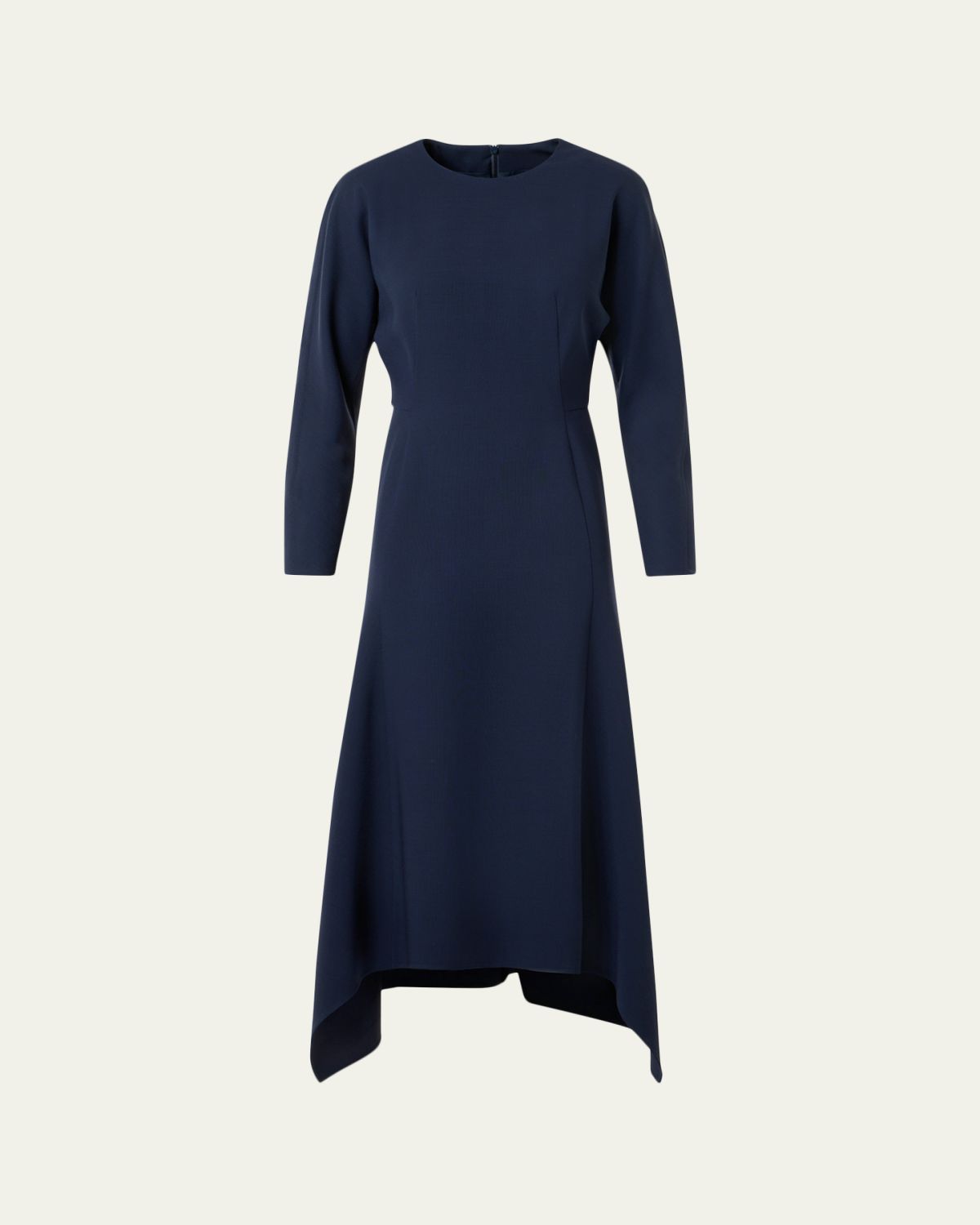 Akris Fit-and-Flare Handkerchief Dress