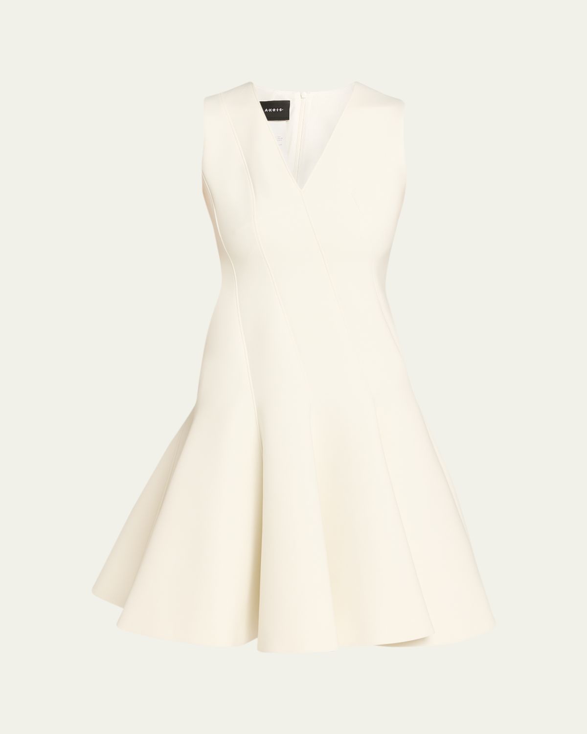 Akris Techno Neoprene Fit-and-Flare Dress