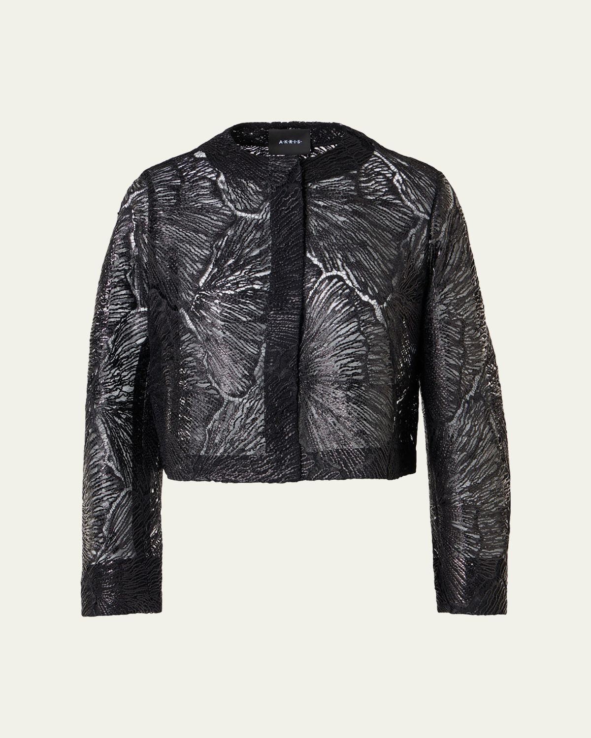Akris Haron Embroidered Short Jacket