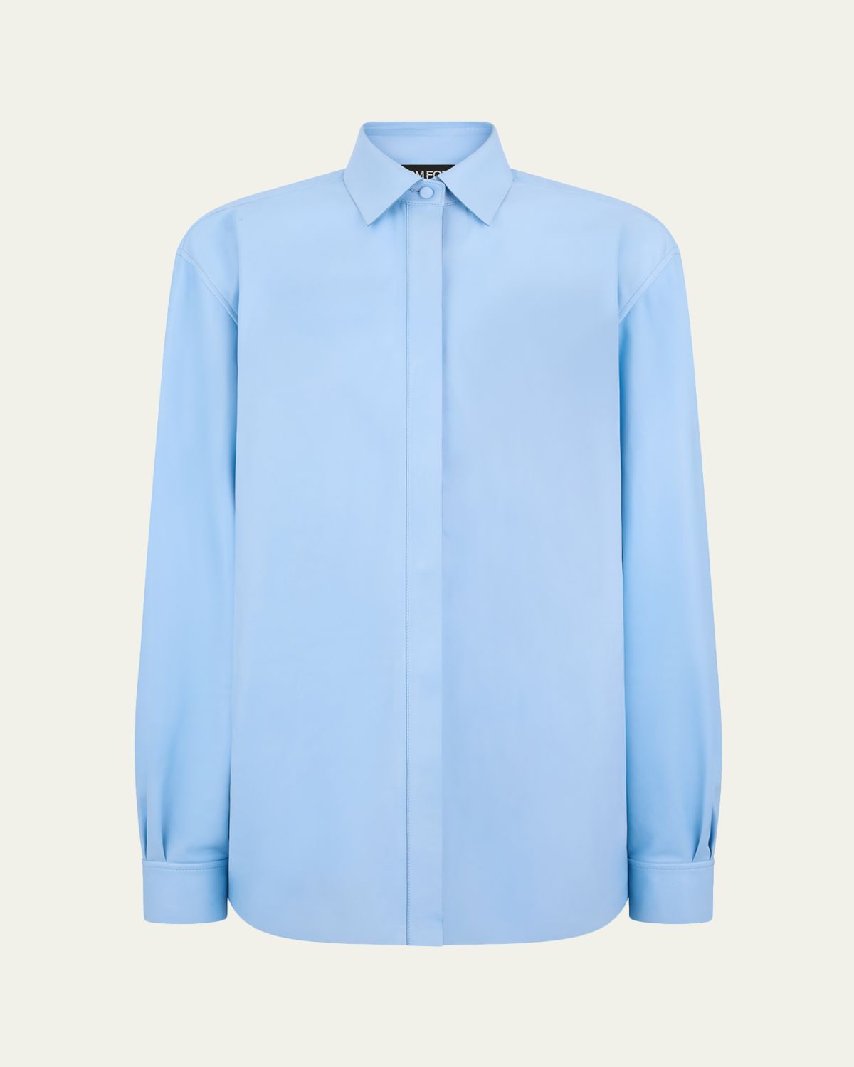 TOM FORD Leather Shirt Jacket