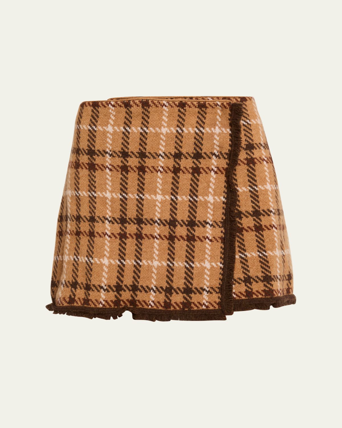 Cara Cara Jodi Plaid Wrap Skirt