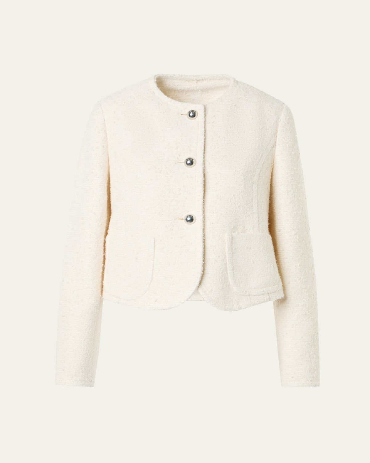 Akris punto Summer Boucle Single-Breasted Jacket