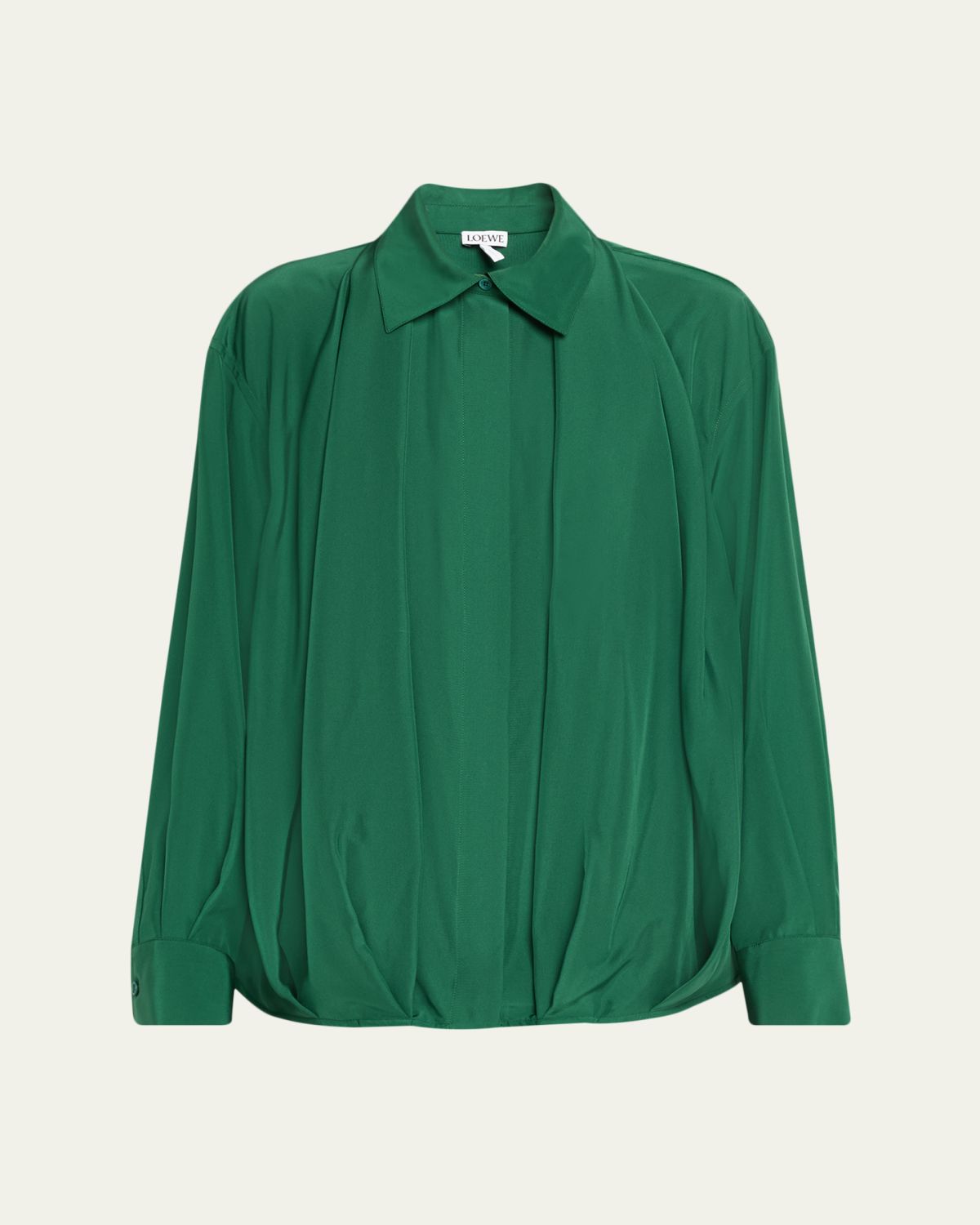 Loewe Charmeuse Balloon Button-Down Shirt