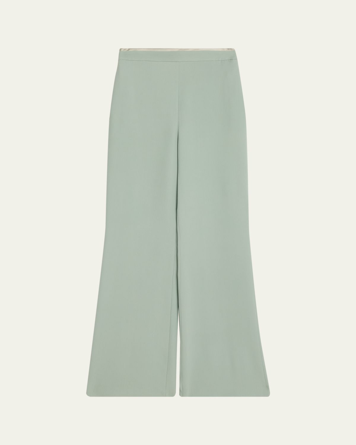 Valentino Garavani Silk Crepe Flare Trousers
