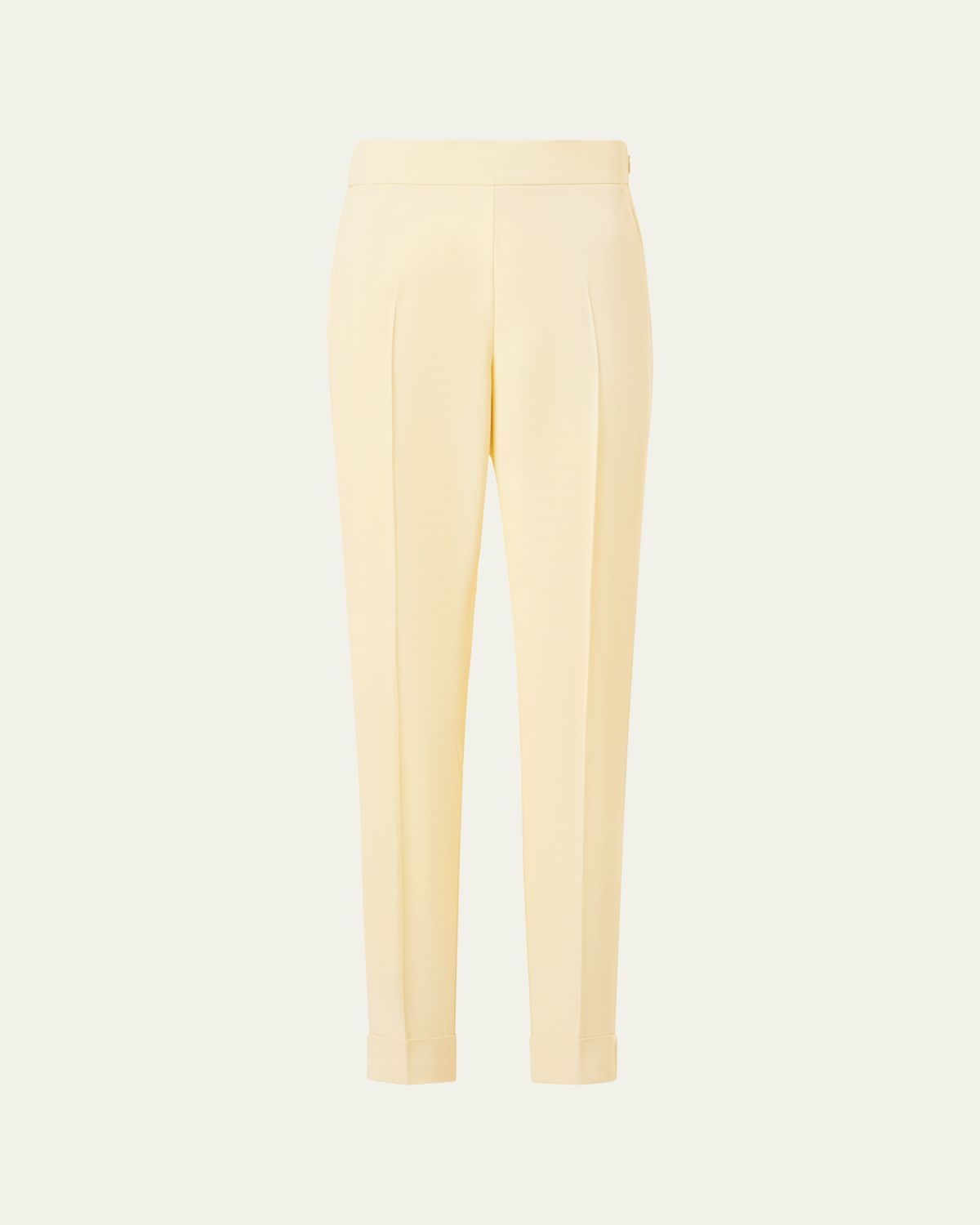 Akris Chris Crepe Tapered-Leg Ankle Trousers