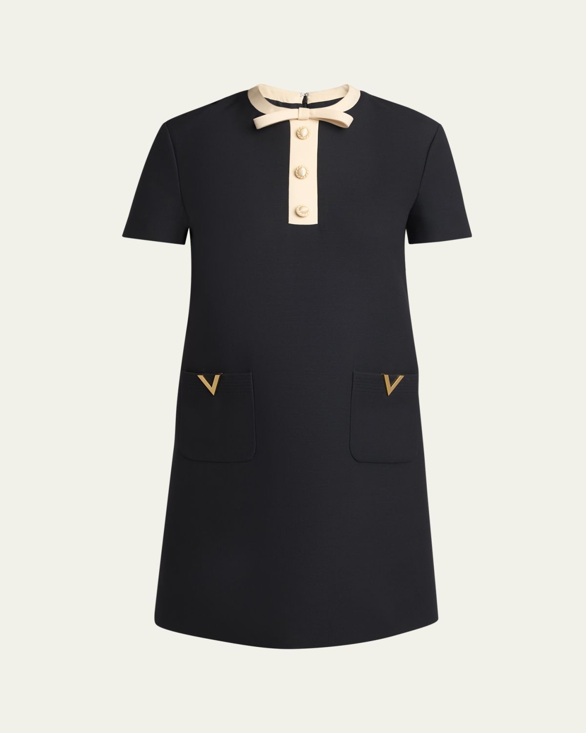 Valentino Garavani Wool-Silk Mini Dress