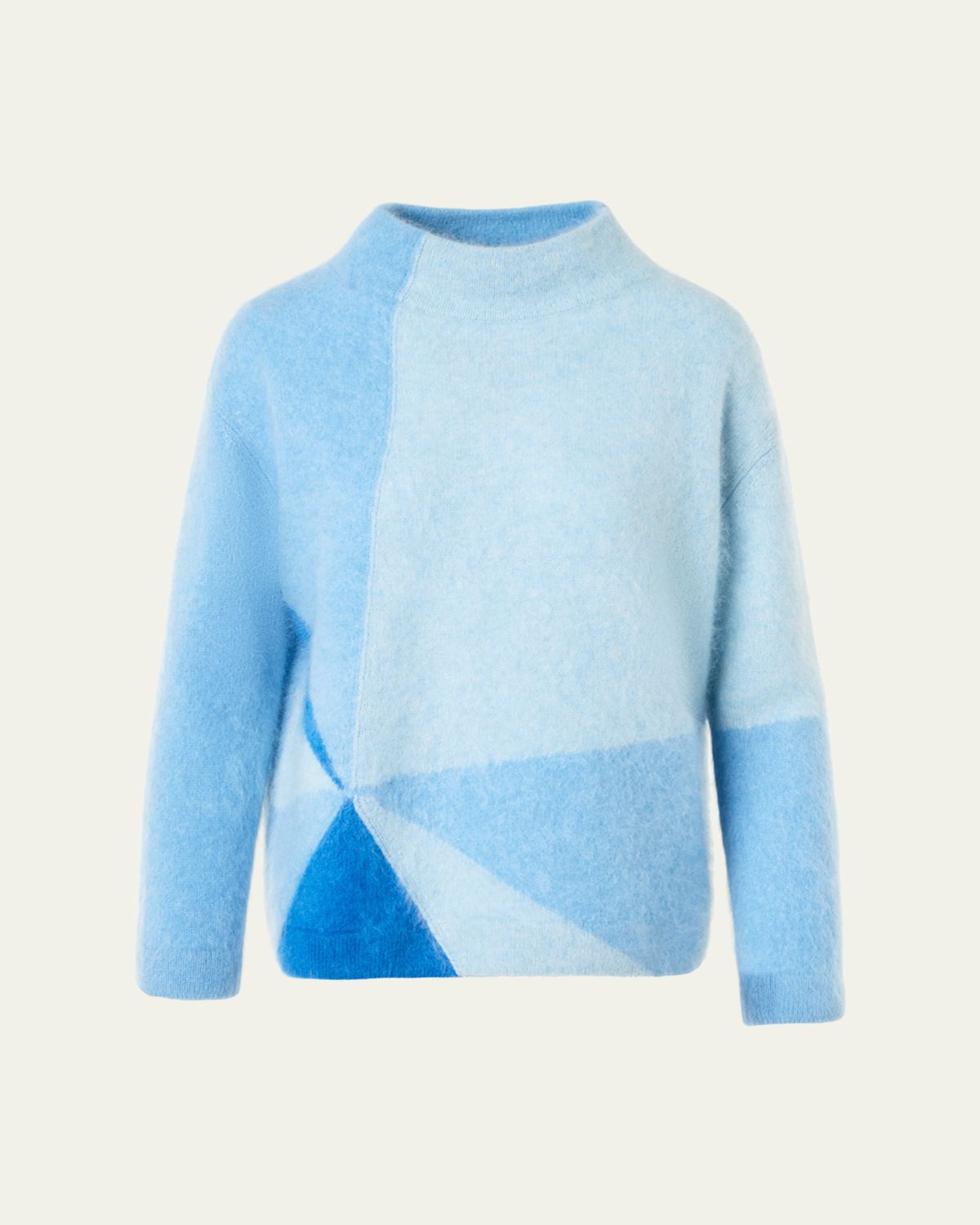 Akris Sunbeam Cloud Cashmere Crewneck Sweater
