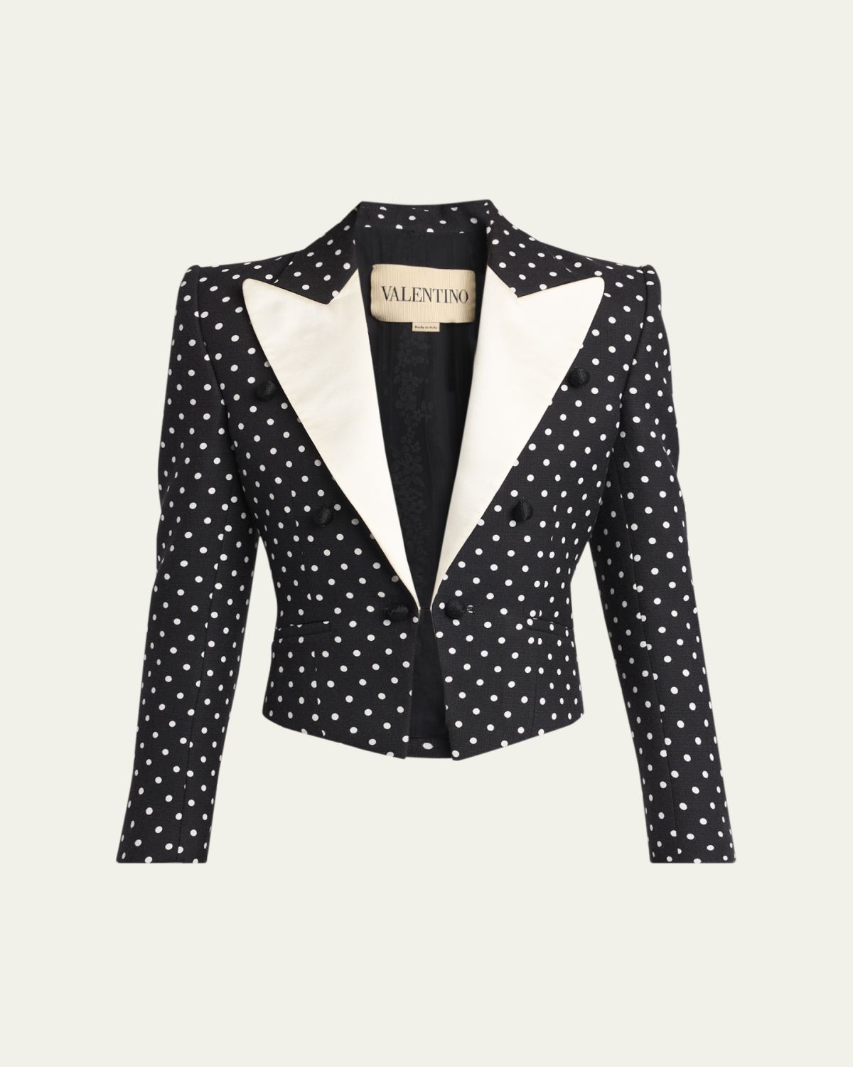 Valentino Garavani Polka-Dot Tailored Blazer