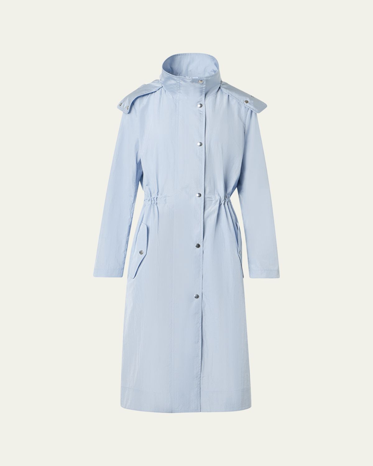 Akris punto Techno Parachute Hooded Parka Coat