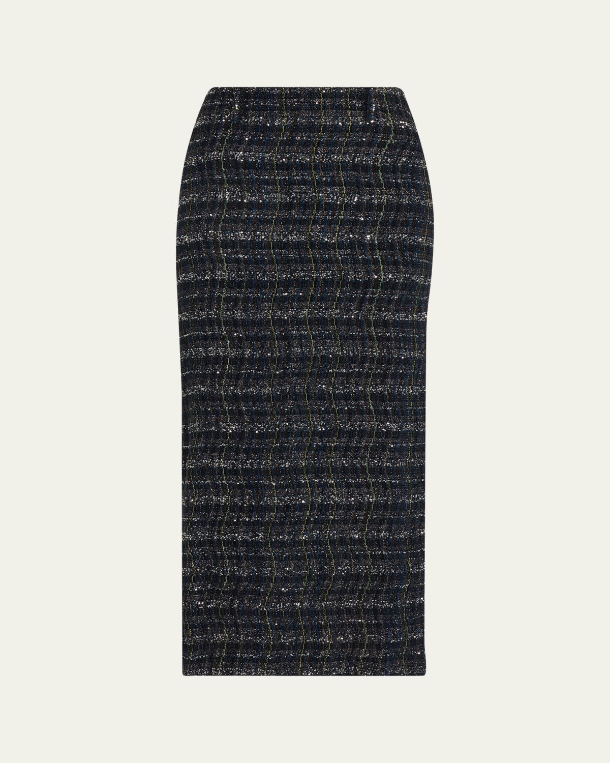 Missoni Paillette Wavy Check Tweed Midi Skirt | Thumbnail 6